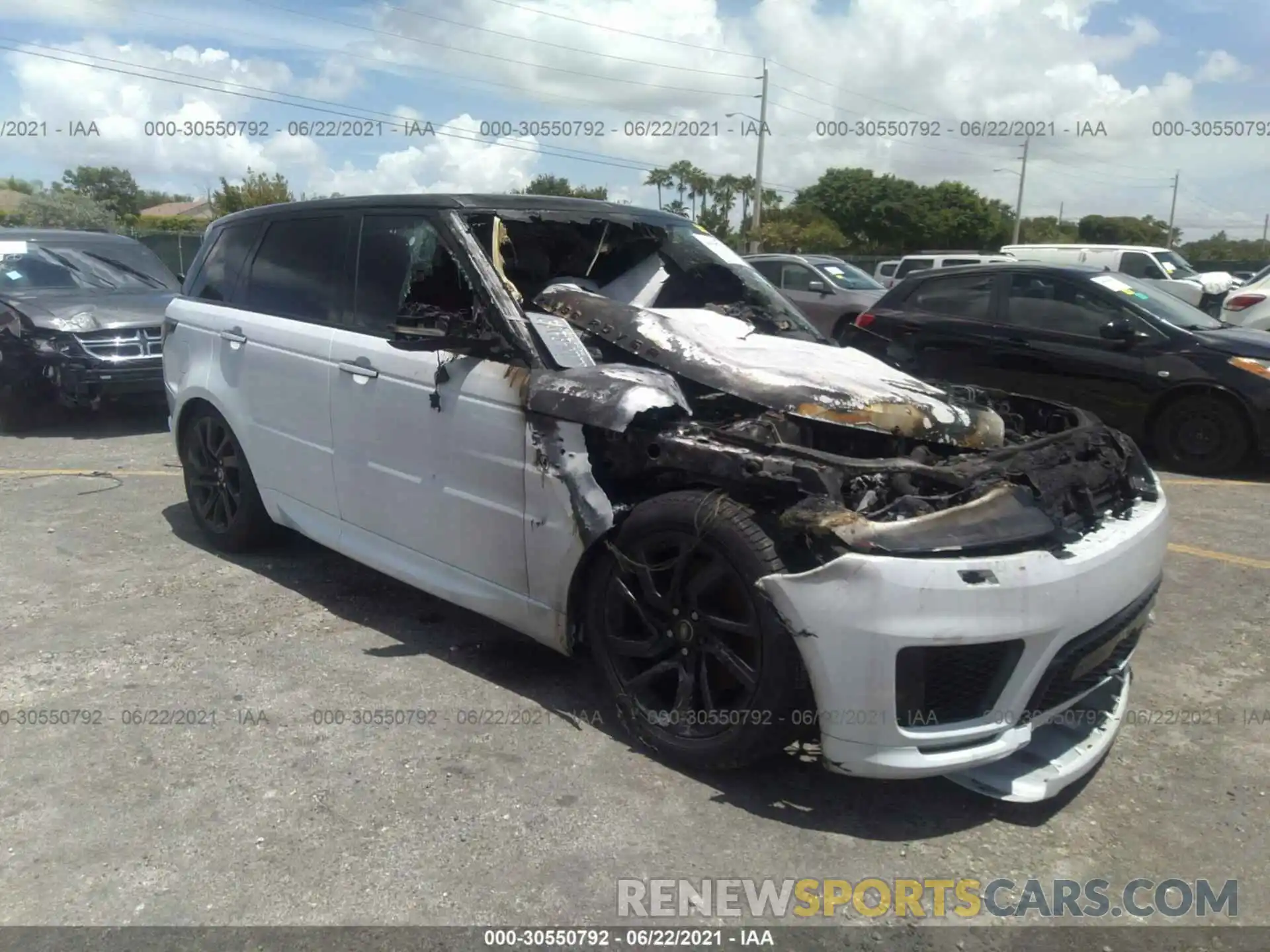 1 Photograph of a damaged car SALWV2SV5KA815168 LAND ROVER RANGE ROVER SPORT 2019