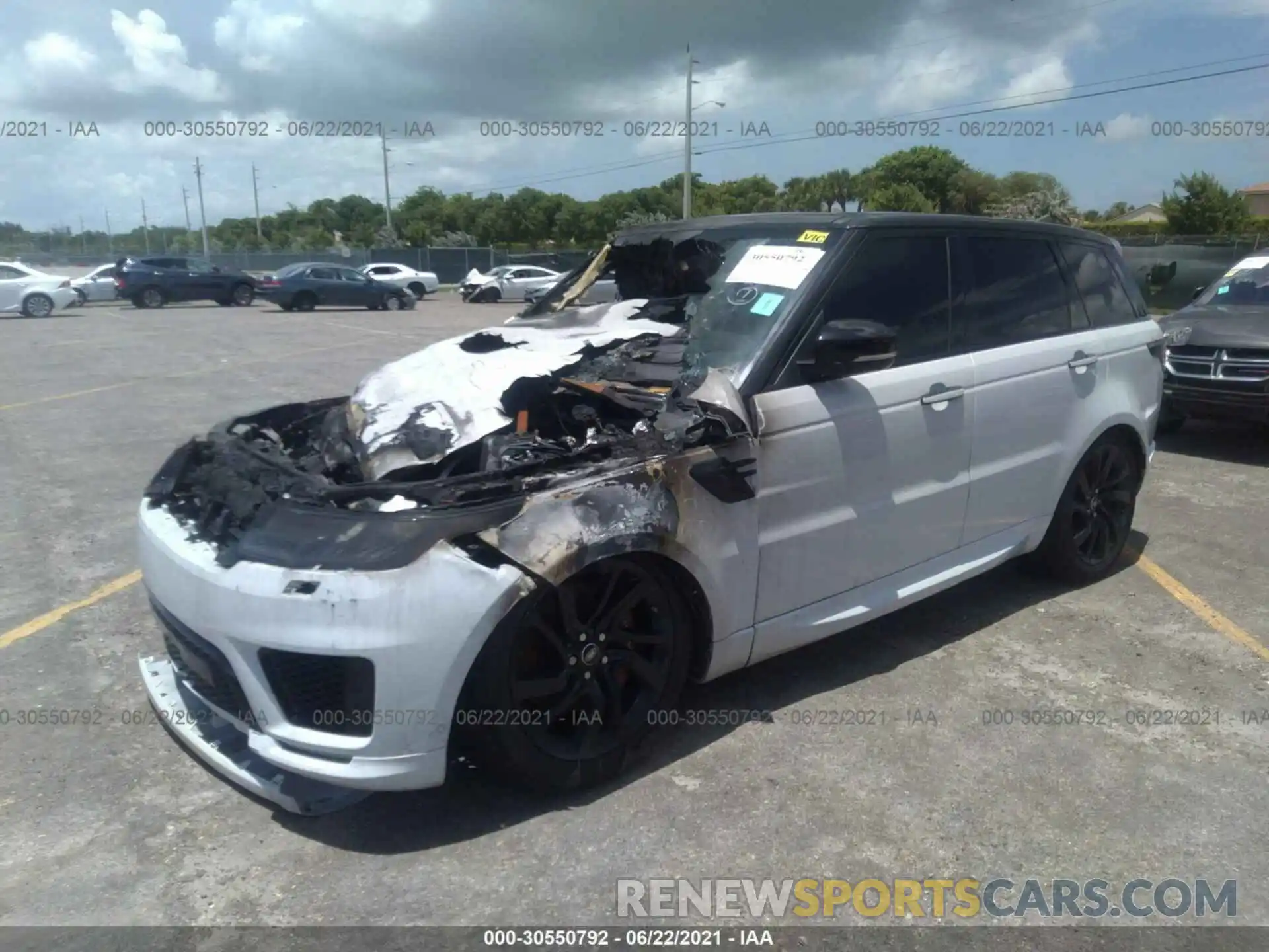 2 Photograph of a damaged car SALWV2SV5KA815168 LAND ROVER RANGE ROVER SPORT 2019