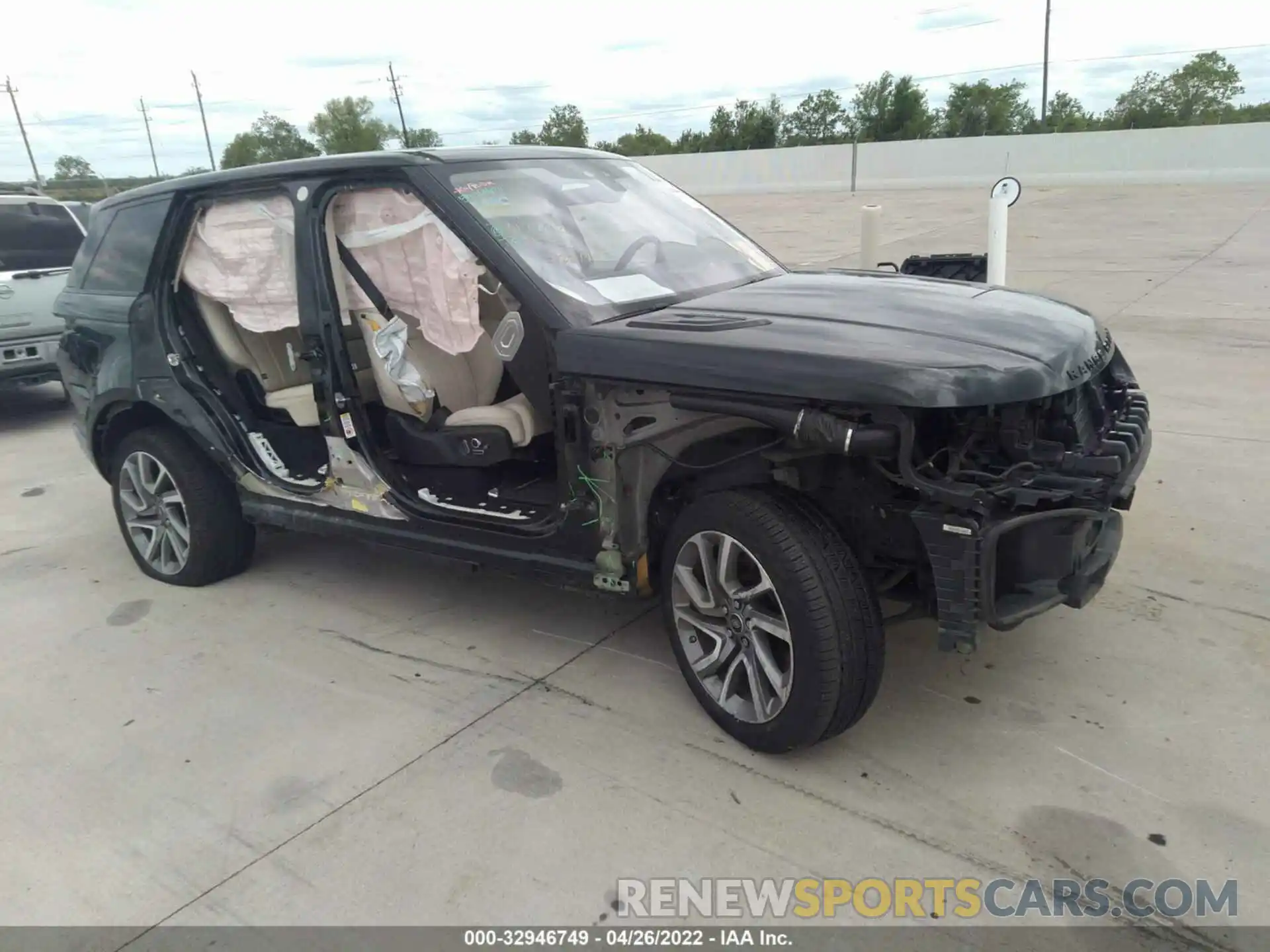 1 Photograph of a damaged car SALWV2SV7KA849208 LAND ROVER RANGE ROVER SPORT 2019