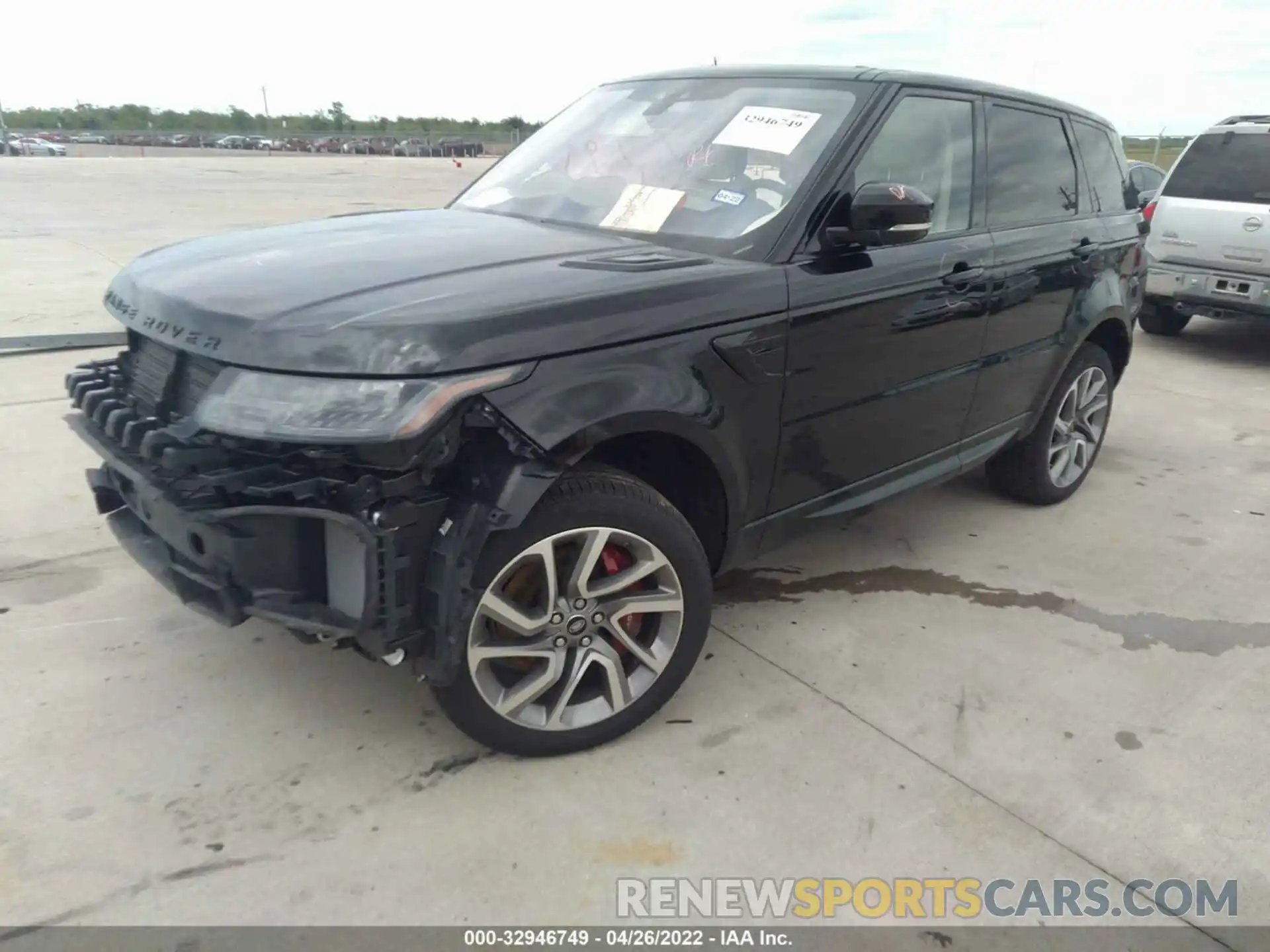 2 Фотография поврежденного автомобиля SALWV2SV7KA849208 LAND ROVER RANGE ROVER SPORT 2019