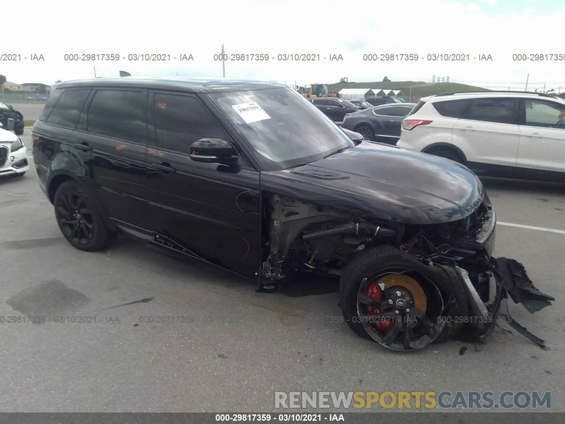 1 Photograph of a damaged car SALWV2SV8KA852537 LAND ROVER RANGE ROVER SPORT 2019