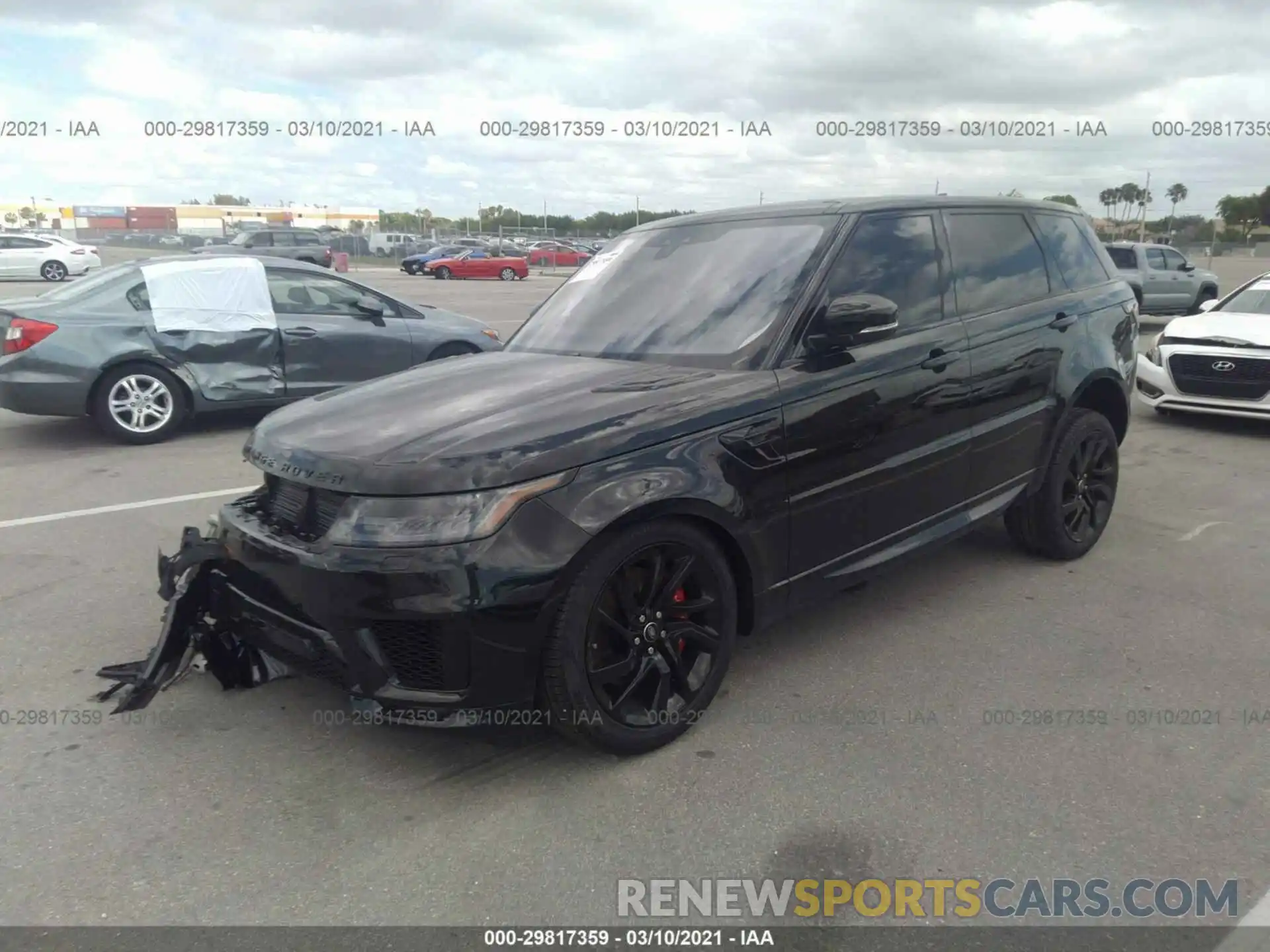 2 Photograph of a damaged car SALWV2SV8KA852537 LAND ROVER RANGE ROVER SPORT 2019