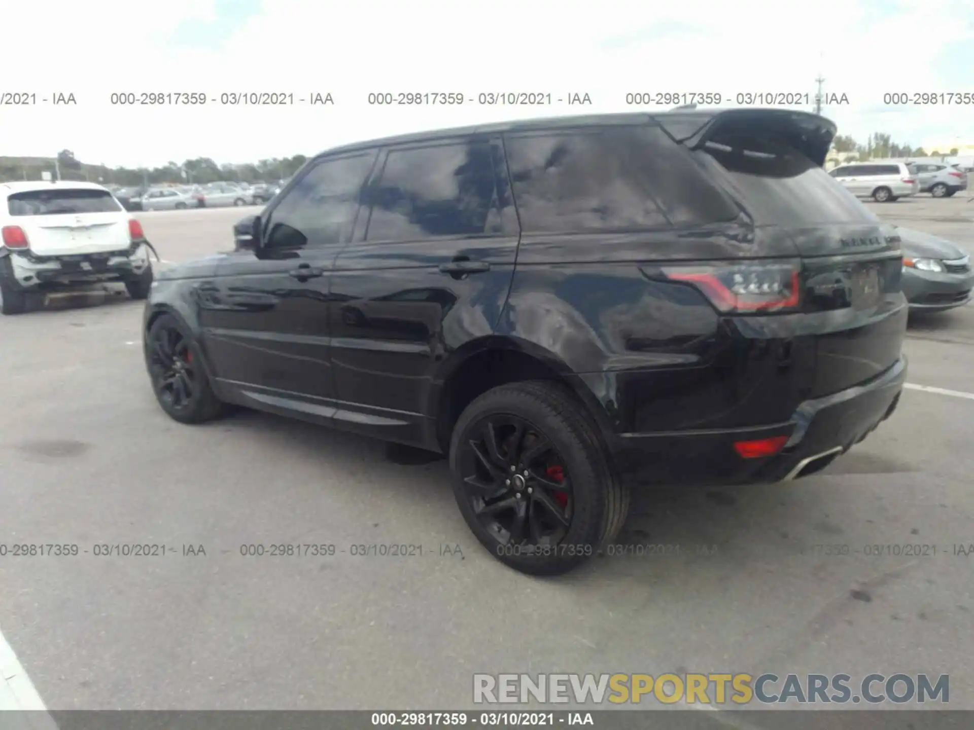 3 Фотография поврежденного автомобиля SALWV2SV8KA852537 LAND ROVER RANGE ROVER SPORT 2019