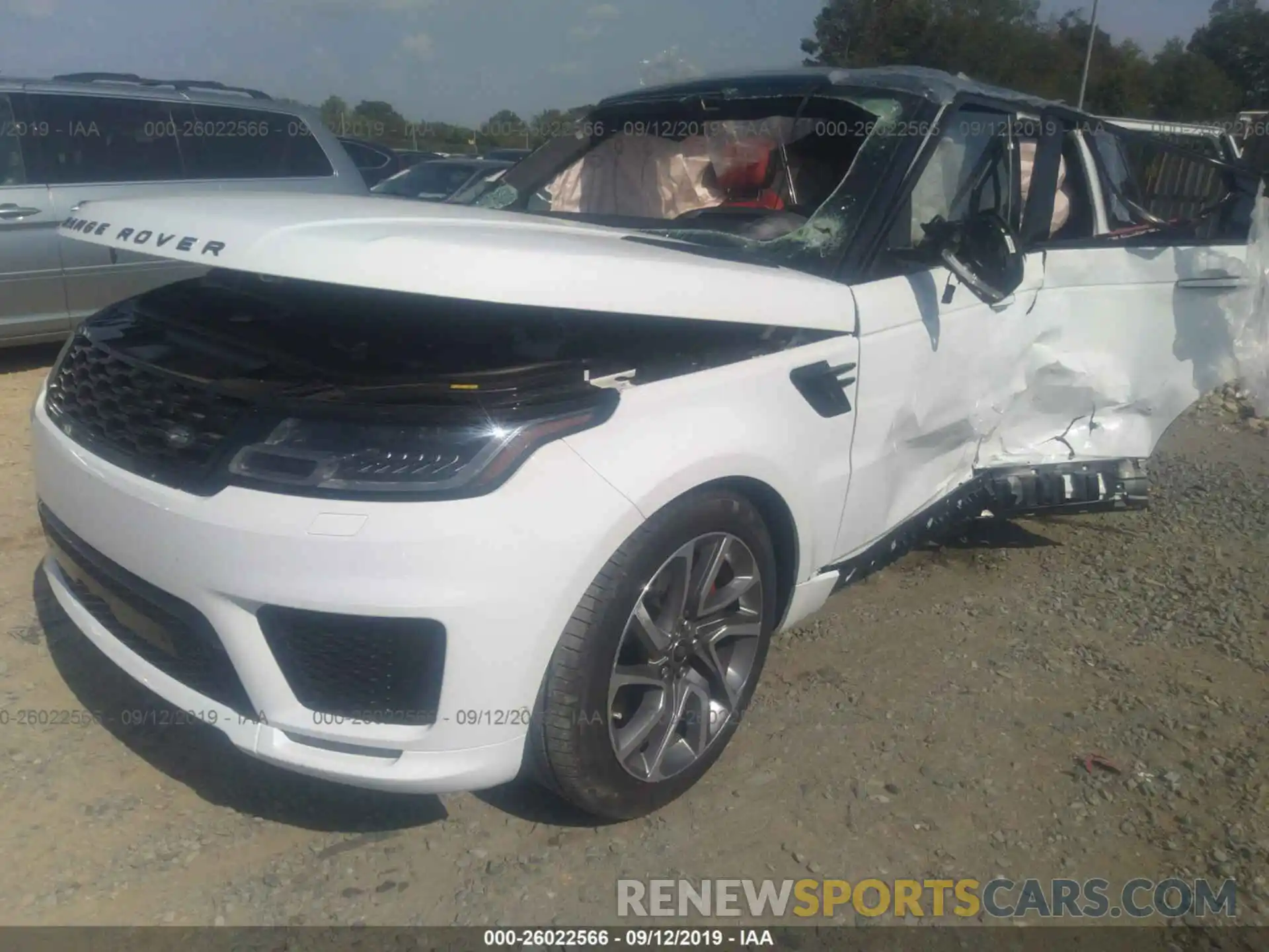 2 Photograph of a damaged car SALWV2SV9KA416313 LAND ROVER RANGE ROVER SPORT 2019