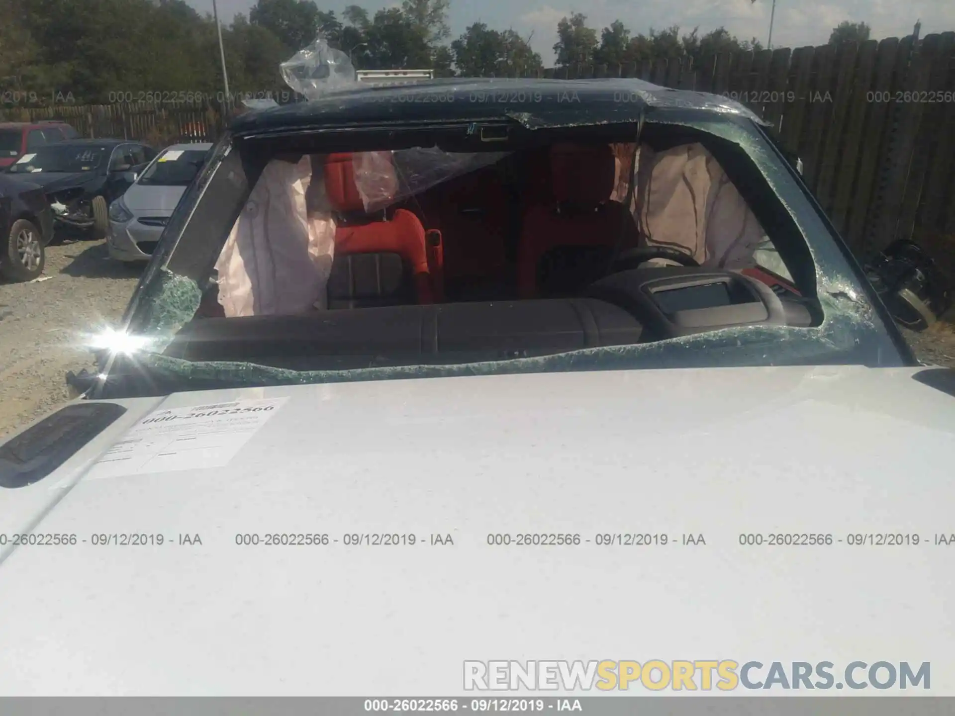 6 Photograph of a damaged car SALWV2SV9KA416313 LAND ROVER RANGE ROVER SPORT 2019