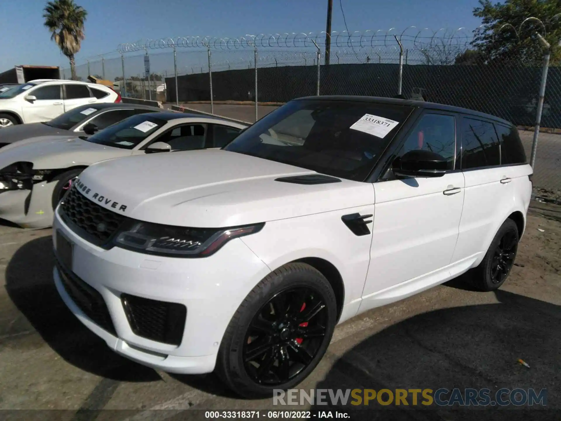 2 Фотография поврежденного автомобиля SALWV2SV9KA832734 LAND ROVER RANGE ROVER SPORT 2019