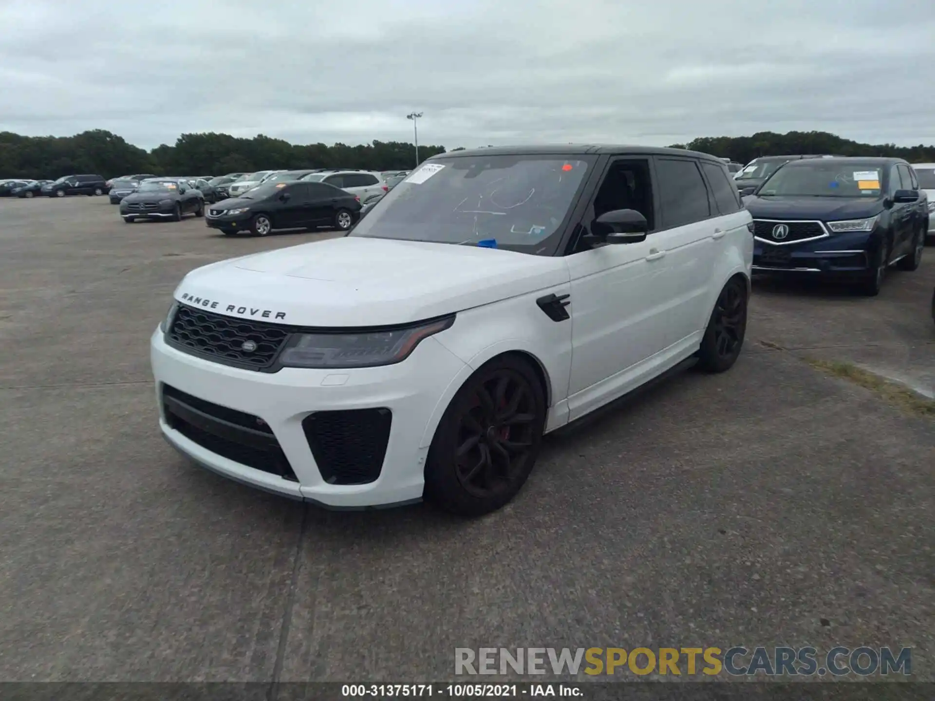 2 Фотография поврежденного автомобиля SALWZ2SE1KA817147 LAND ROVER RANGE ROVER SPORT 2019