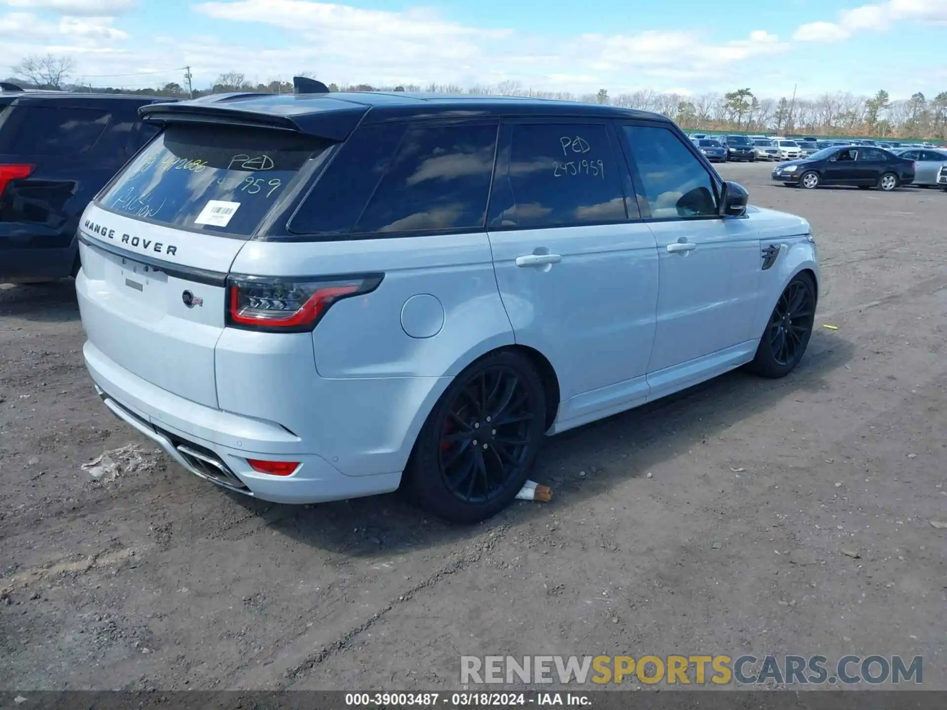 4 Фотография поврежденного автомобиля SALWZ2SE6KA825955 LAND ROVER RANGE ROVER SPORT 2019