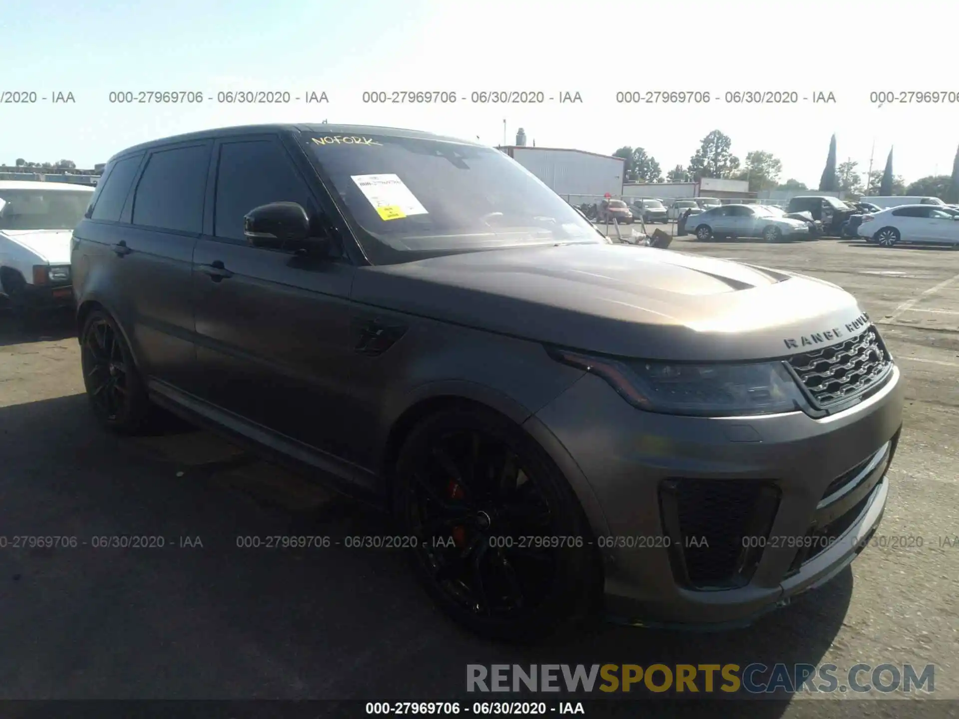 1 Photograph of a damaged car SALWZ2SE6KA840777 LAND ROVER RANGE ROVER SPORT 2019