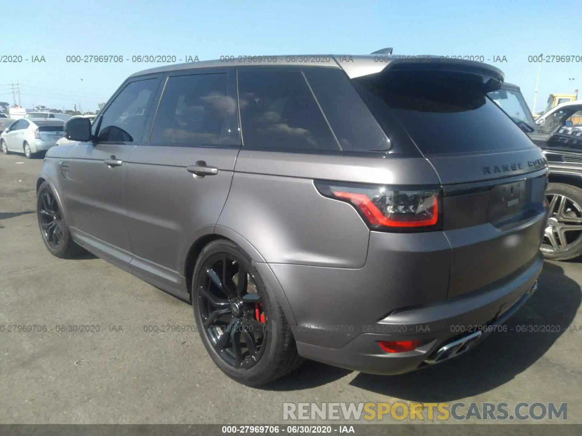 3 Фотография поврежденного автомобиля SALWZ2SE6KA840777 LAND ROVER RANGE ROVER SPORT 2019