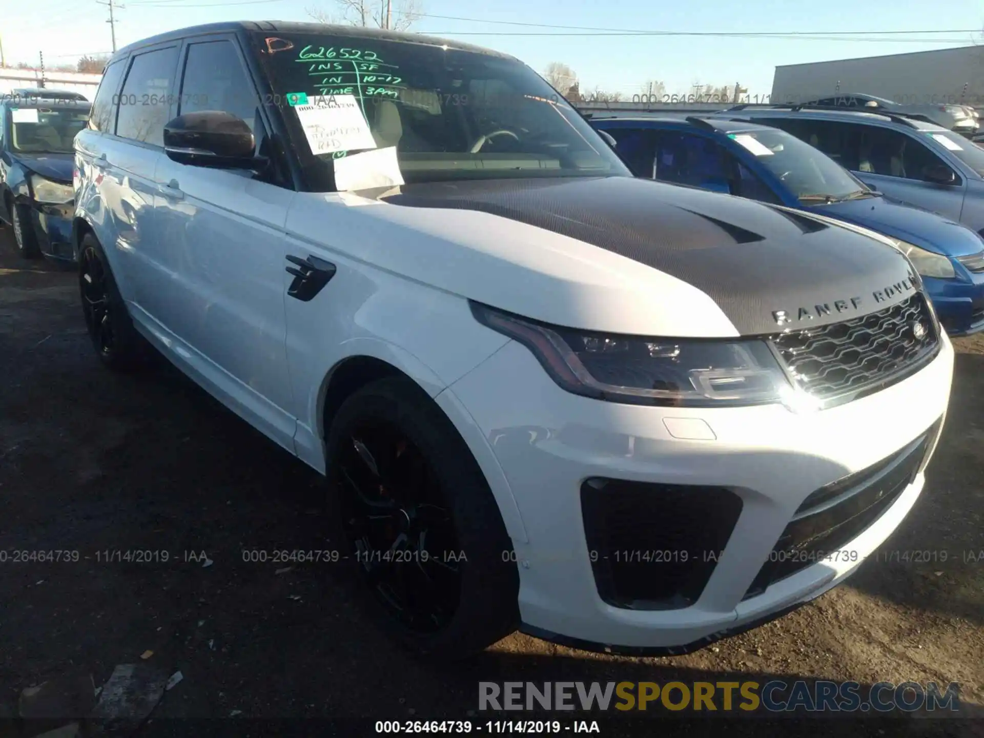 1 Photograph of a damaged car SALWZ2SE7KA830985 LAND ROVER RANGE ROVER SPORT 2019