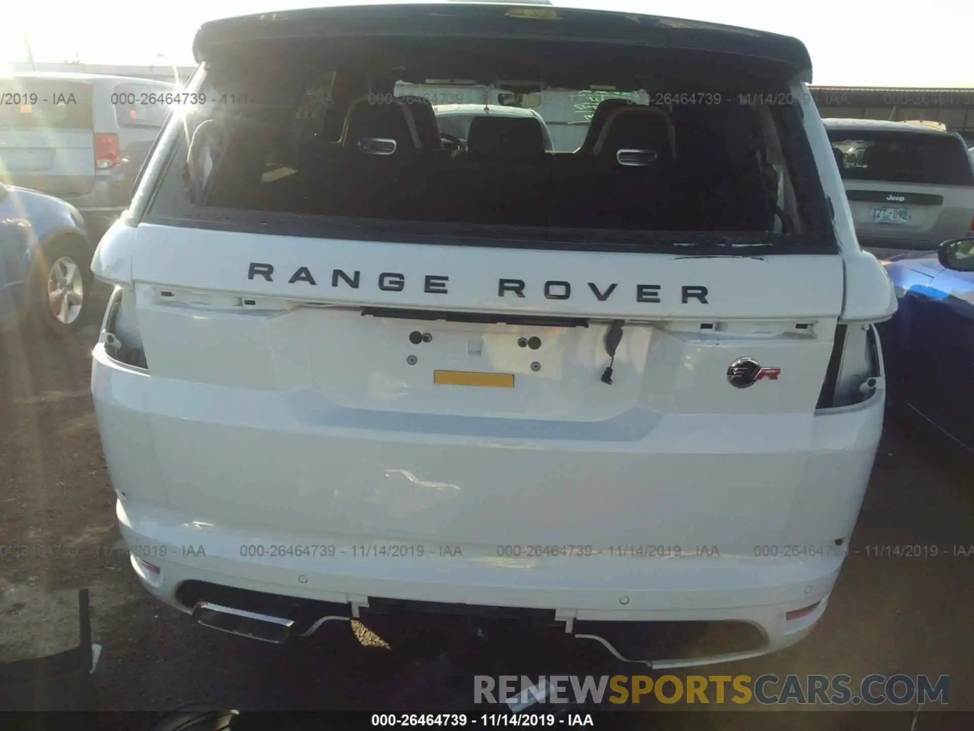 6 Photograph of a damaged car SALWZ2SE7KA830985 LAND ROVER RANGE ROVER SPORT 2019