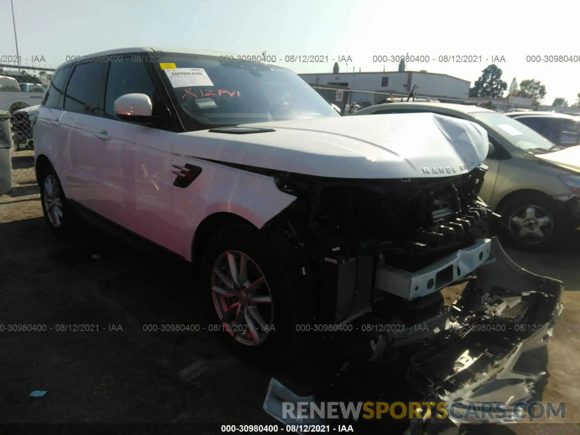 1 Photograph of a damaged car SALWG2SU1LA747986 LAND ROVER RANGE ROVER SPORT 2020