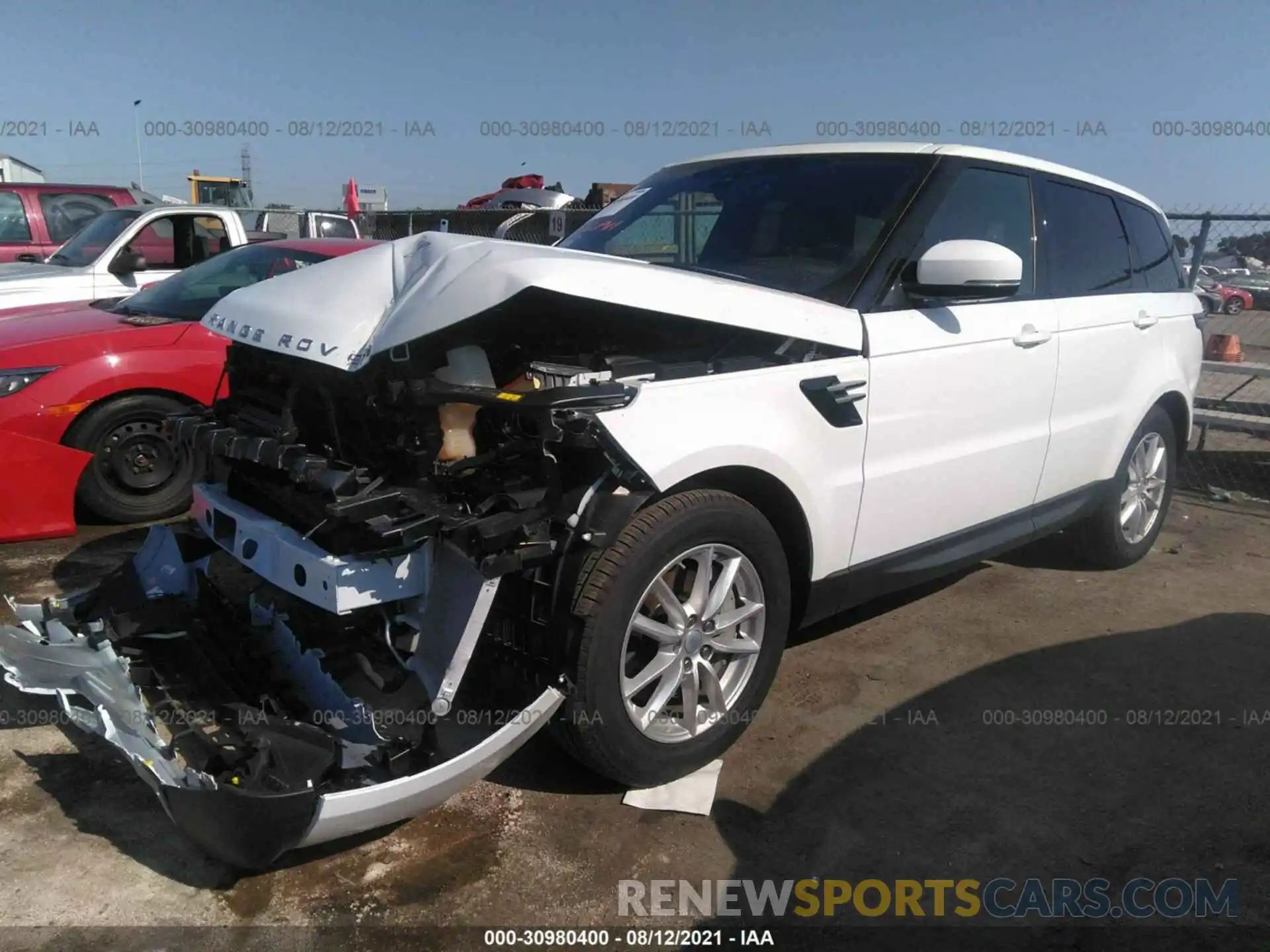 2 Photograph of a damaged car SALWG2SU1LA747986 LAND ROVER RANGE ROVER SPORT 2020