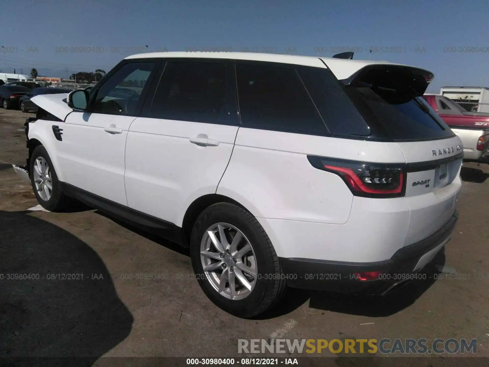 3 Фотография поврежденного автомобиля SALWG2SU1LA747986 LAND ROVER RANGE ROVER SPORT 2020