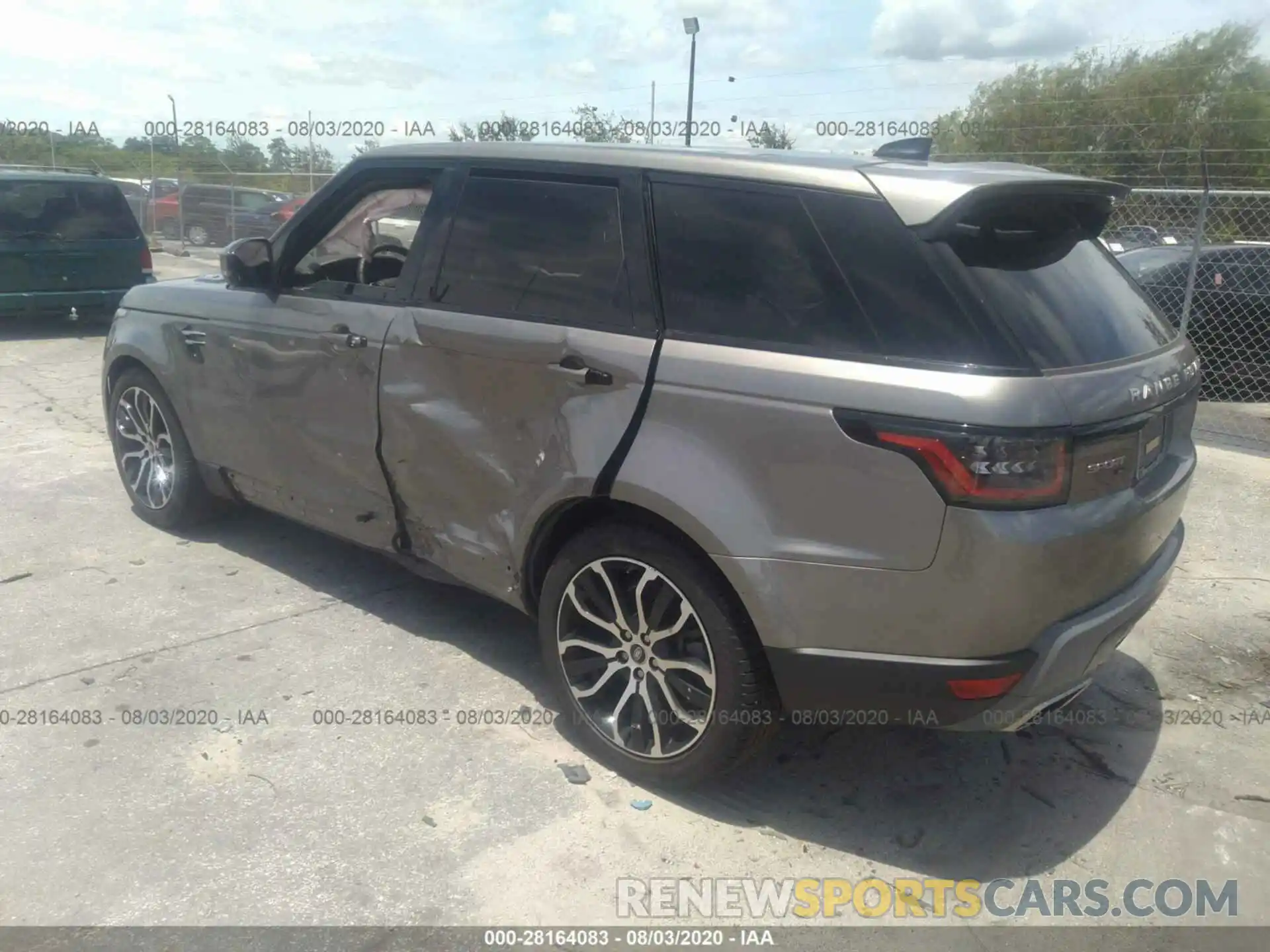 3 Фотография поврежденного автомобиля SALWG2SU4LA706042 LAND ROVER RANGE ROVER SPORT 2020