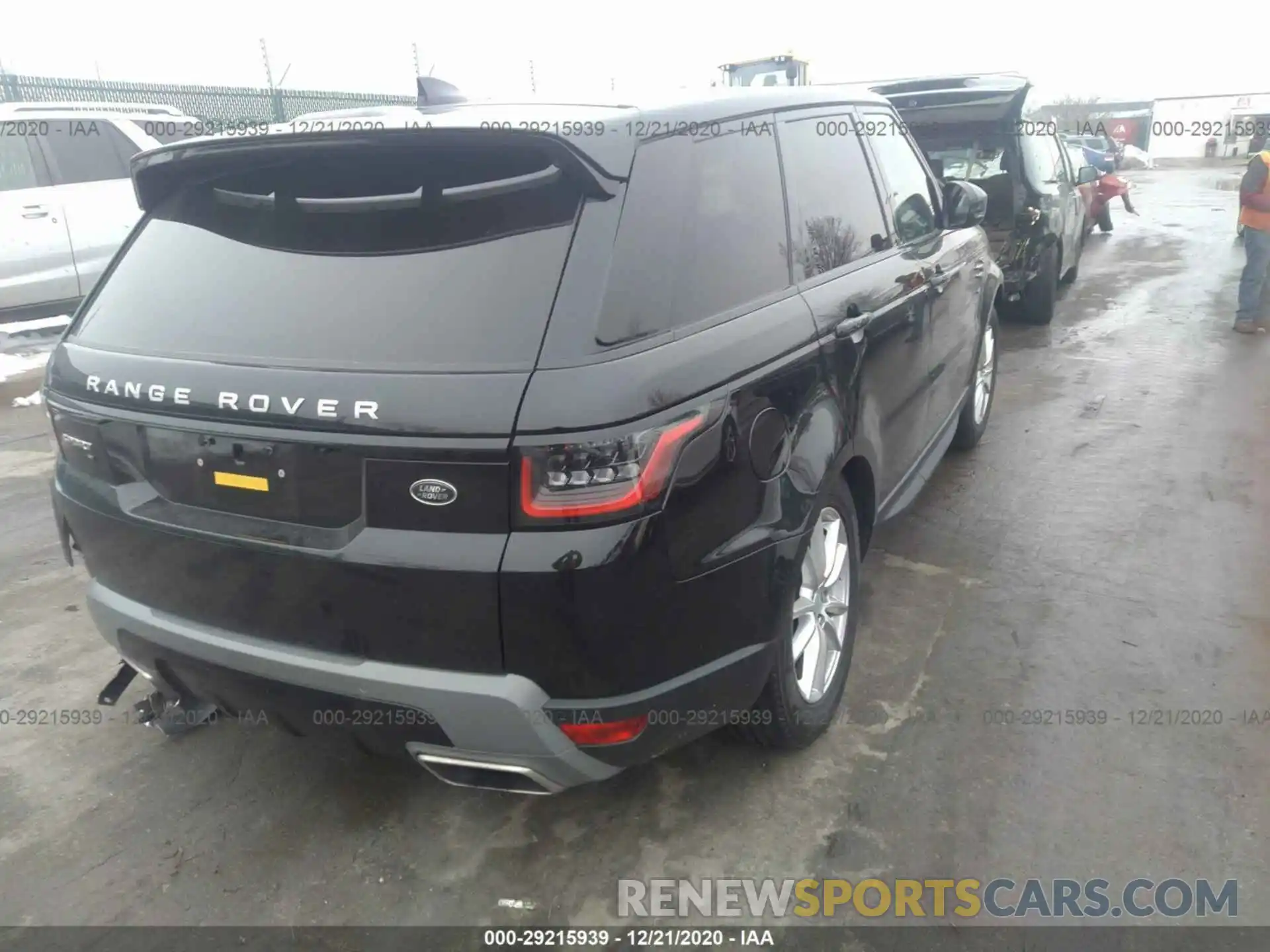 4 Фотография поврежденного автомобиля SALWG2SU4LA717381 LAND ROVER RANGE ROVER SPORT 2020