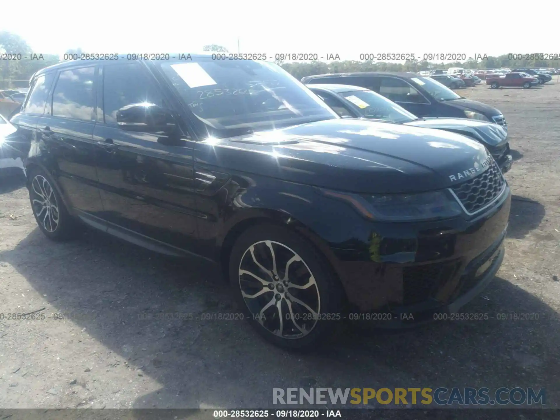 1 Photograph of a damaged car SALWG2SU7LA893485 LAND ROVER RANGE ROVER SPORT 2020