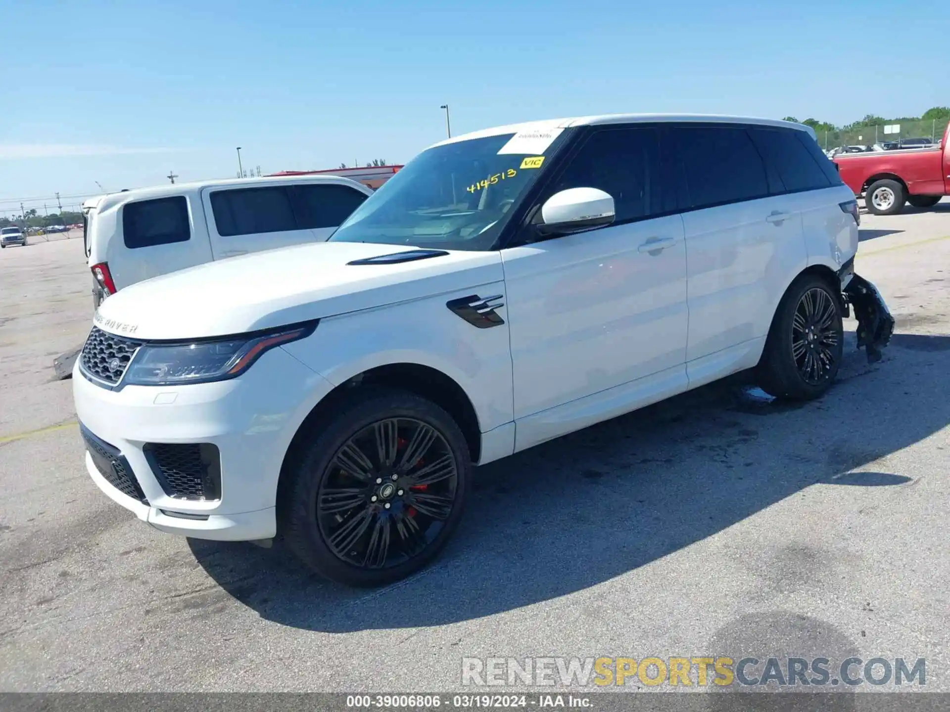 2 Фотография поврежденного автомобиля SALWG2SU9LA739716 LAND ROVER RANGE ROVER SPORT 2020