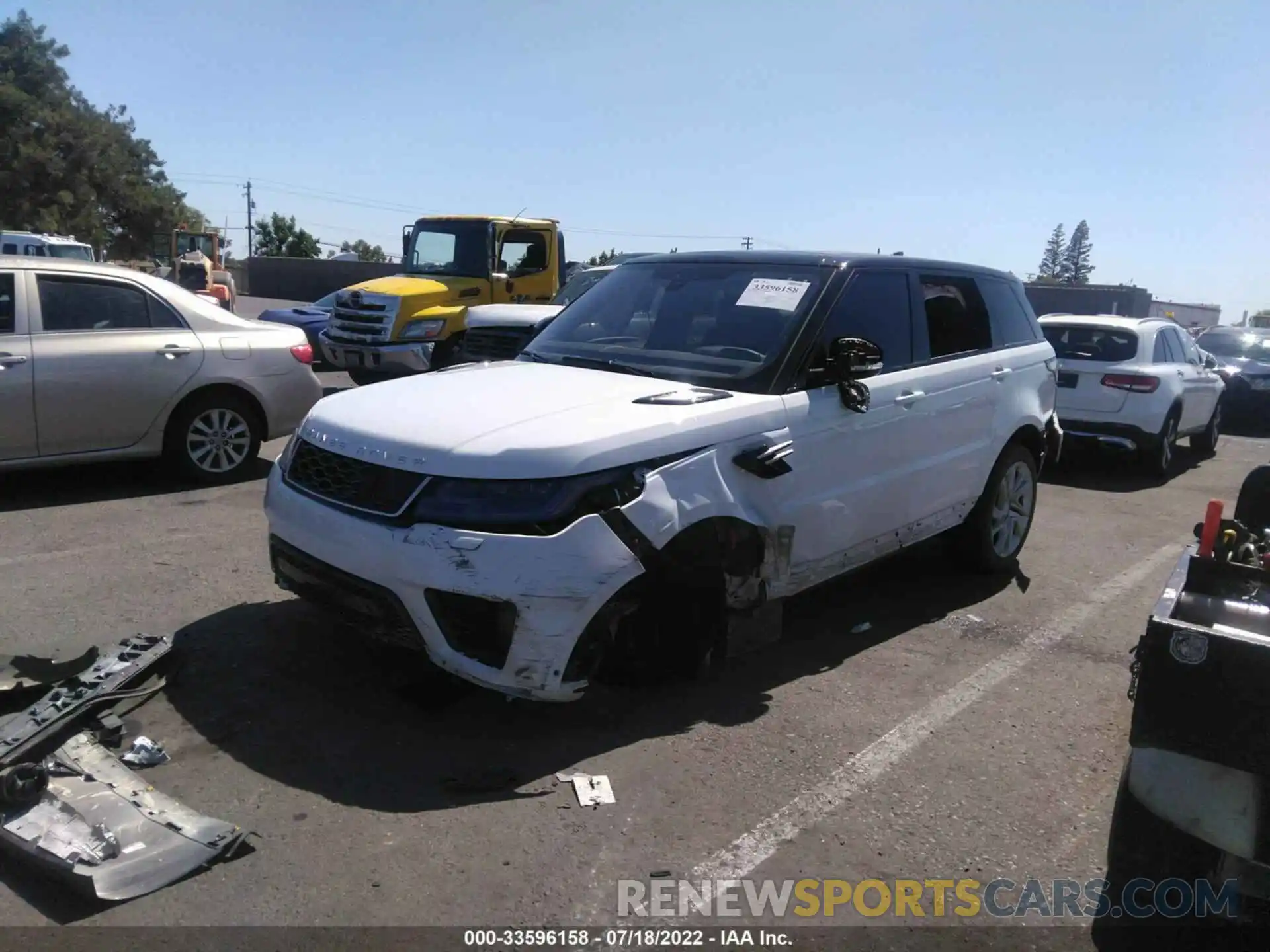 2 Photograph of a damaged car SALWR2RY0LA715517 LAND ROVER RANGE ROVER SPORT 2020