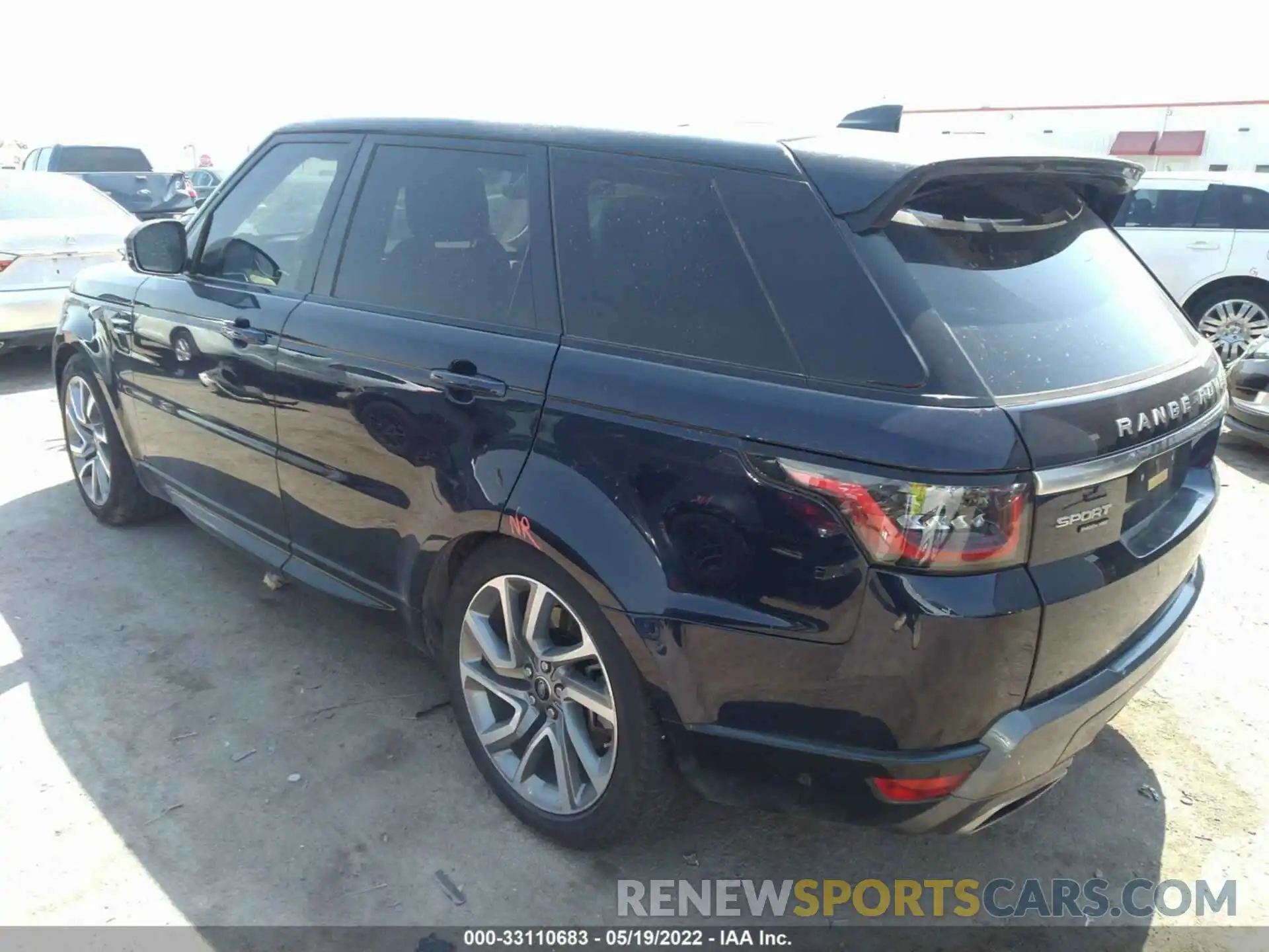 3 Photograph of a damaged car SALWR2RY5LA700740 LAND ROVER RANGE ROVER SPORT 2020