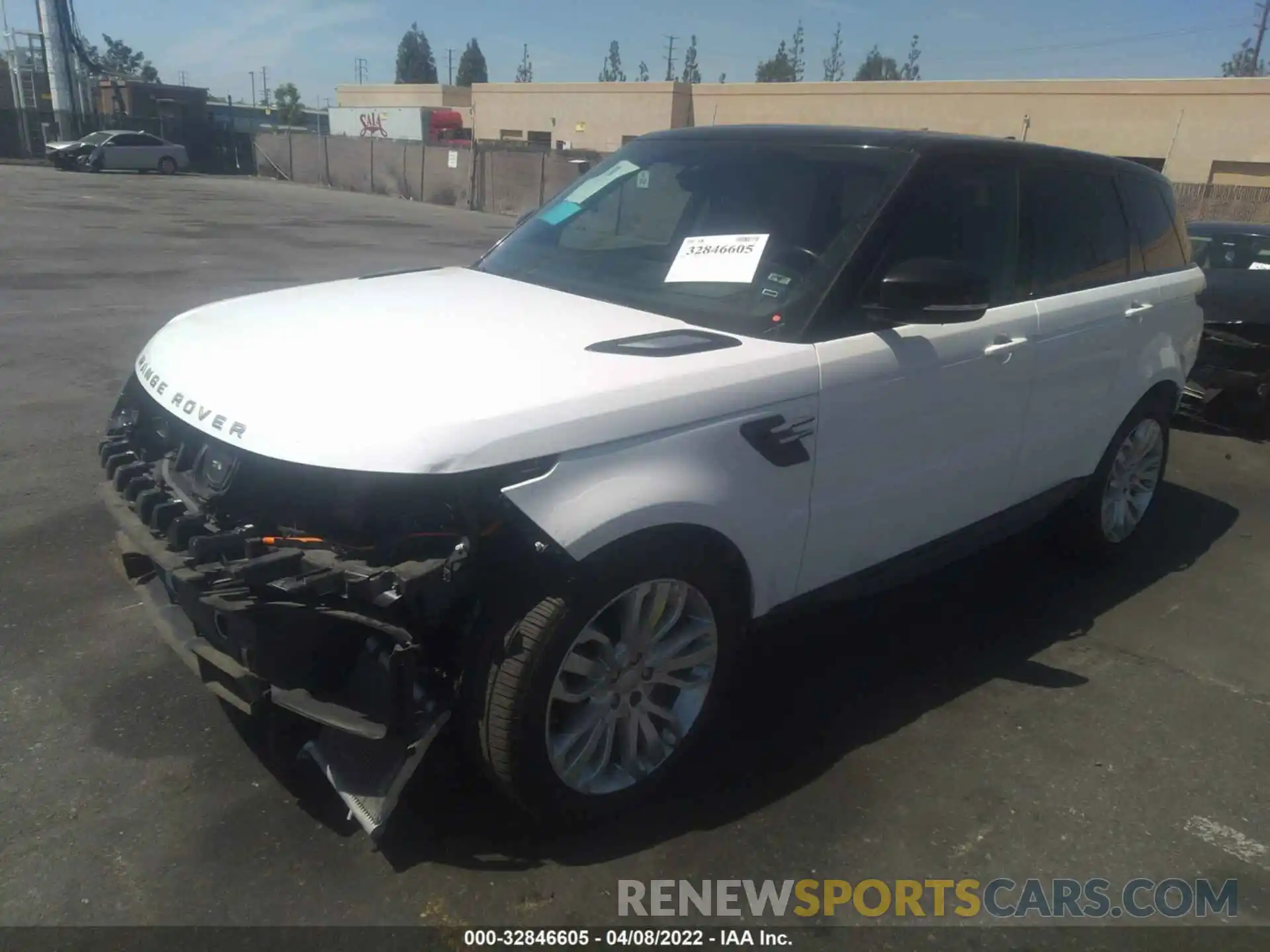 2 Photograph of a damaged car SALWR2RY5LA731793 LAND ROVER RANGE ROVER SPORT 2020