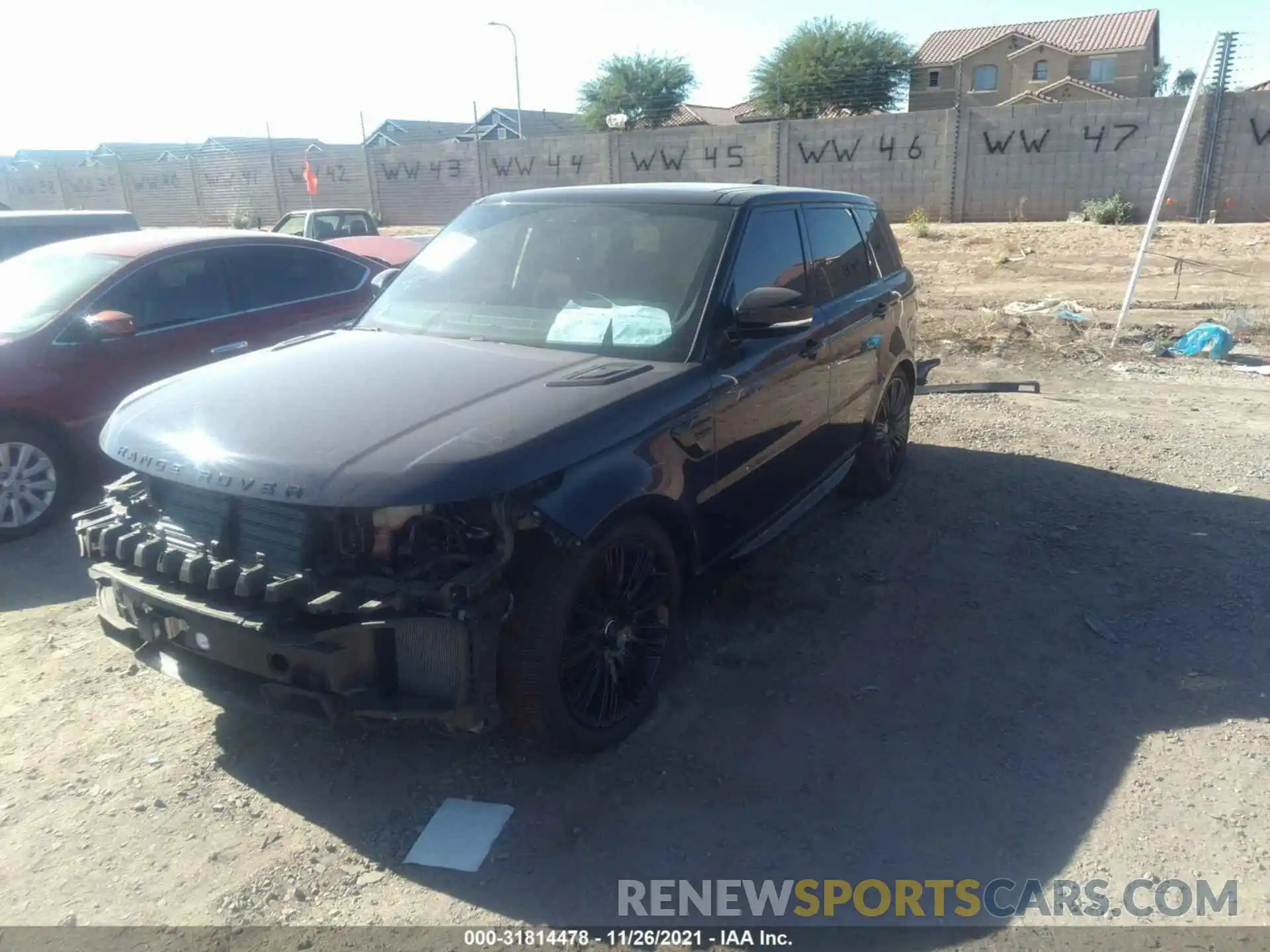 2 Фотография поврежденного автомобиля SALWR2SE1LA896093 LAND ROVER RANGE ROVER SPORT 2020