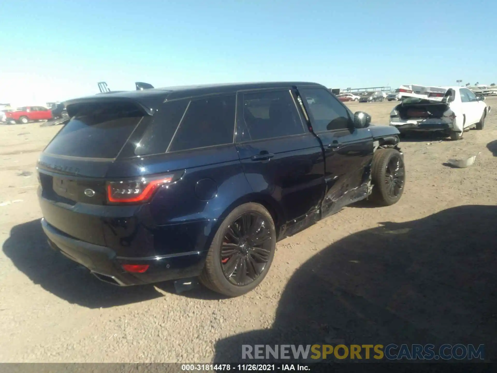 4 Фотография поврежденного автомобиля SALWR2SE1LA896093 LAND ROVER RANGE ROVER SPORT 2020