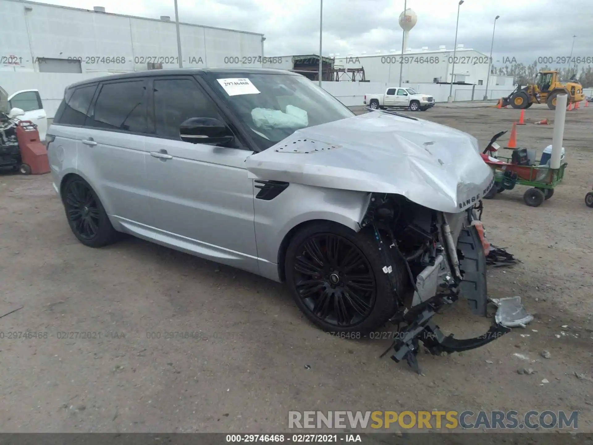 1 Photograph of a damaged car SALWR2SE2LA703563 LAND ROVER RANGE ROVER SPORT 2020