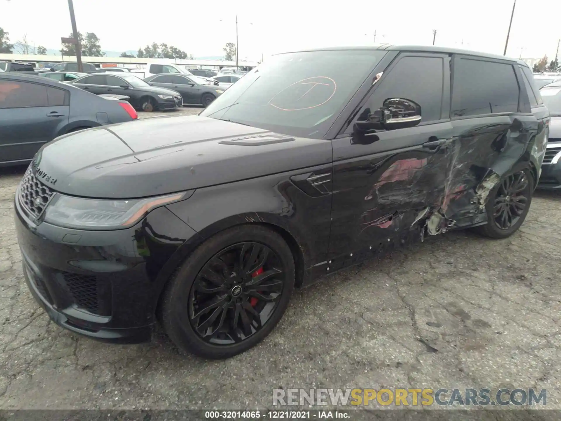 2 Photograph of a damaged car SALWR2SE2LA744274 LAND ROVER RANGE ROVER SPORT 2020