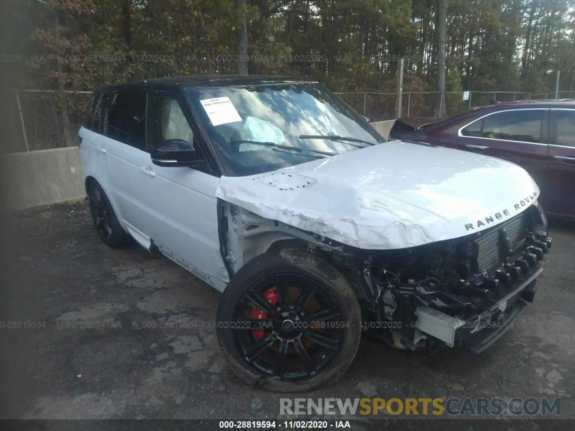 1 Фотография поврежденного автомобиля SALWR2SE3LA882289 LAND ROVER RANGE ROVER SPORT 2020