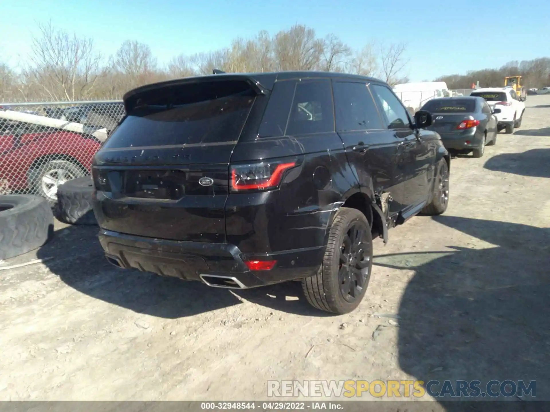 4 Фотография поврежденного автомобиля SALWR2SE5LA708529 LAND ROVER RANGE ROVER SPORT 2020