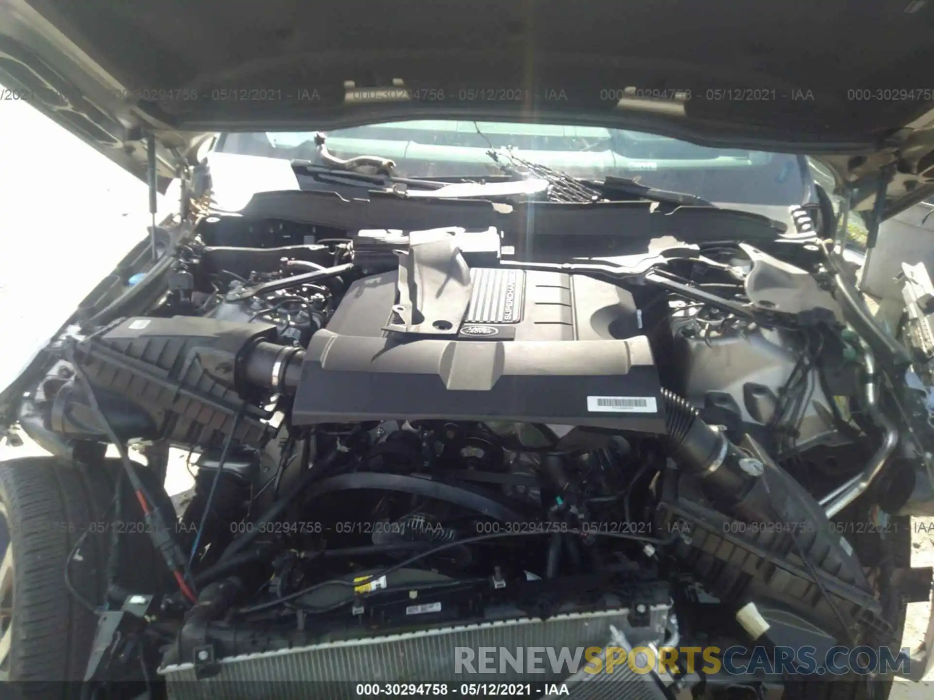 10 Photograph of a damaged car SALWR2SE5LA731650 LAND ROVER RANGE ROVER SPORT 2020