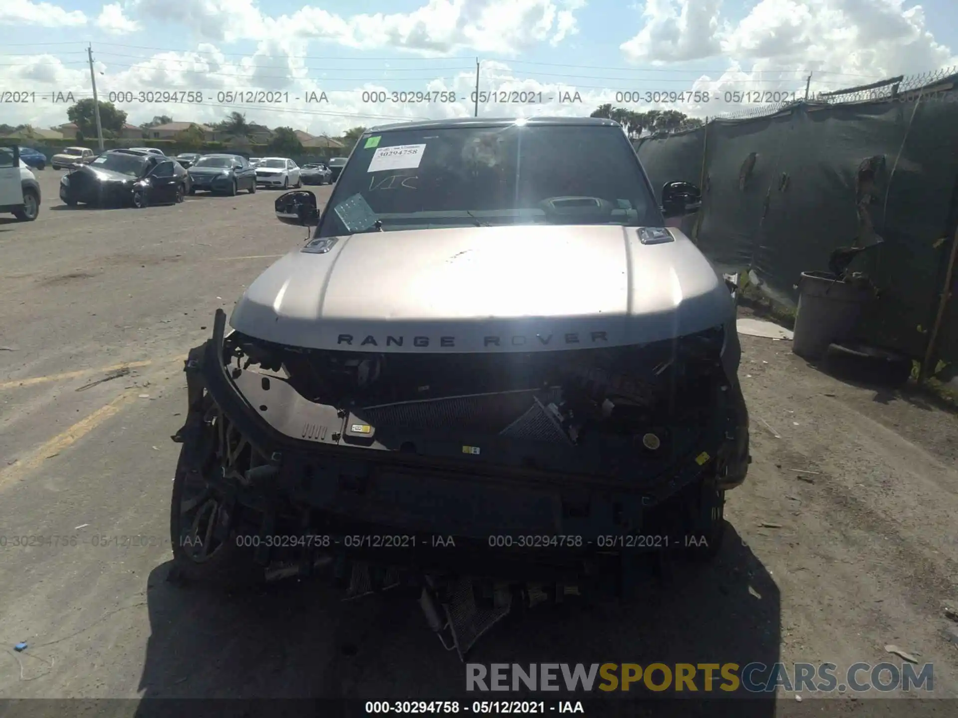 6 Фотография поврежденного автомобиля SALWR2SE5LA731650 LAND ROVER RANGE ROVER SPORT 2020