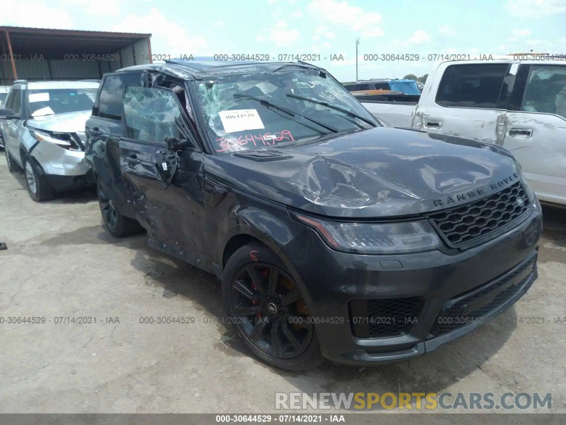 1 Photograph of a damaged car SALWR2SE7LA885244 LAND ROVER RANGE ROVER SPORT 2020