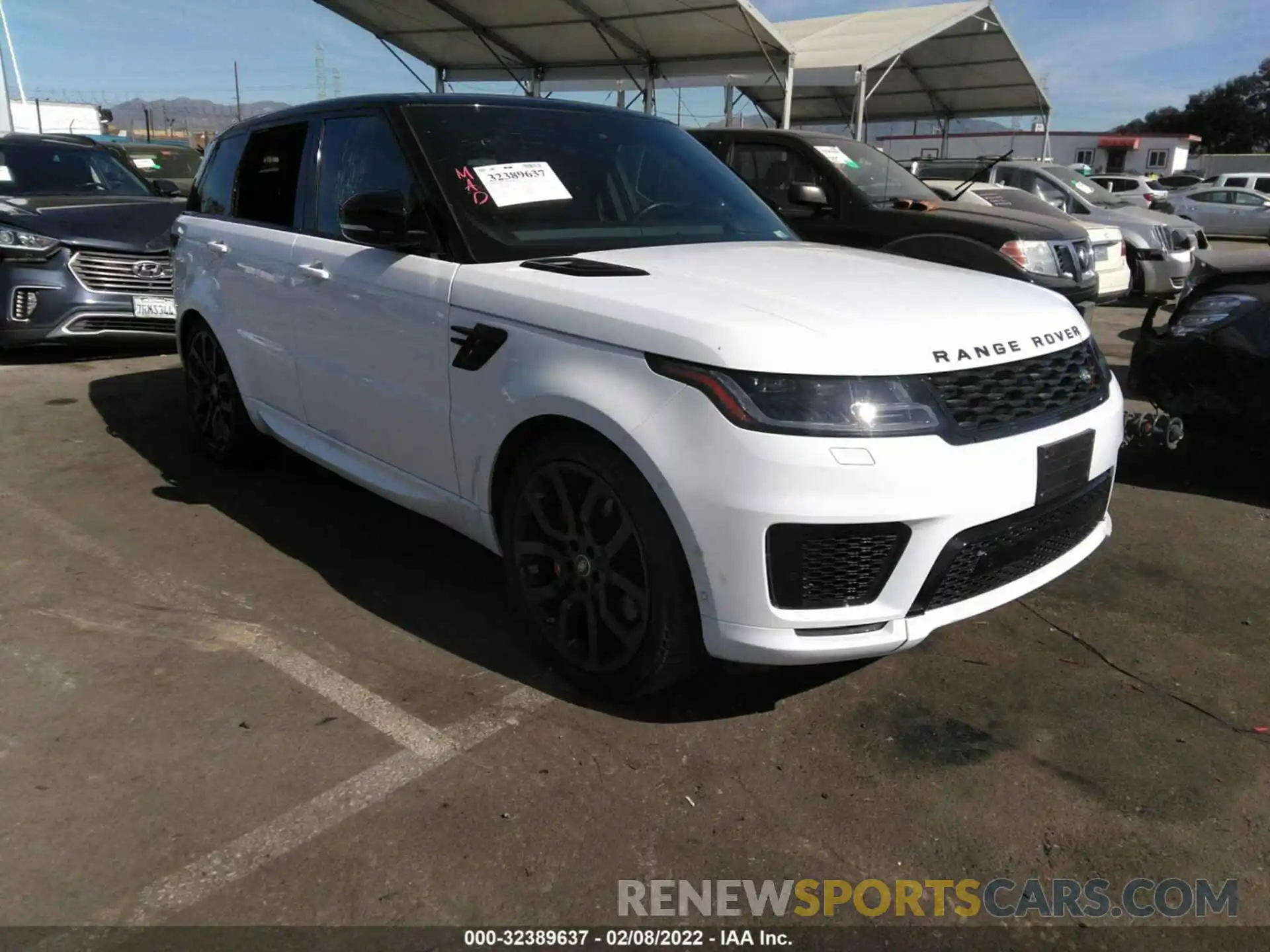 1 Photograph of a damaged car SALWR2SE8LA885589 LAND ROVER RANGE ROVER SPORT 2020