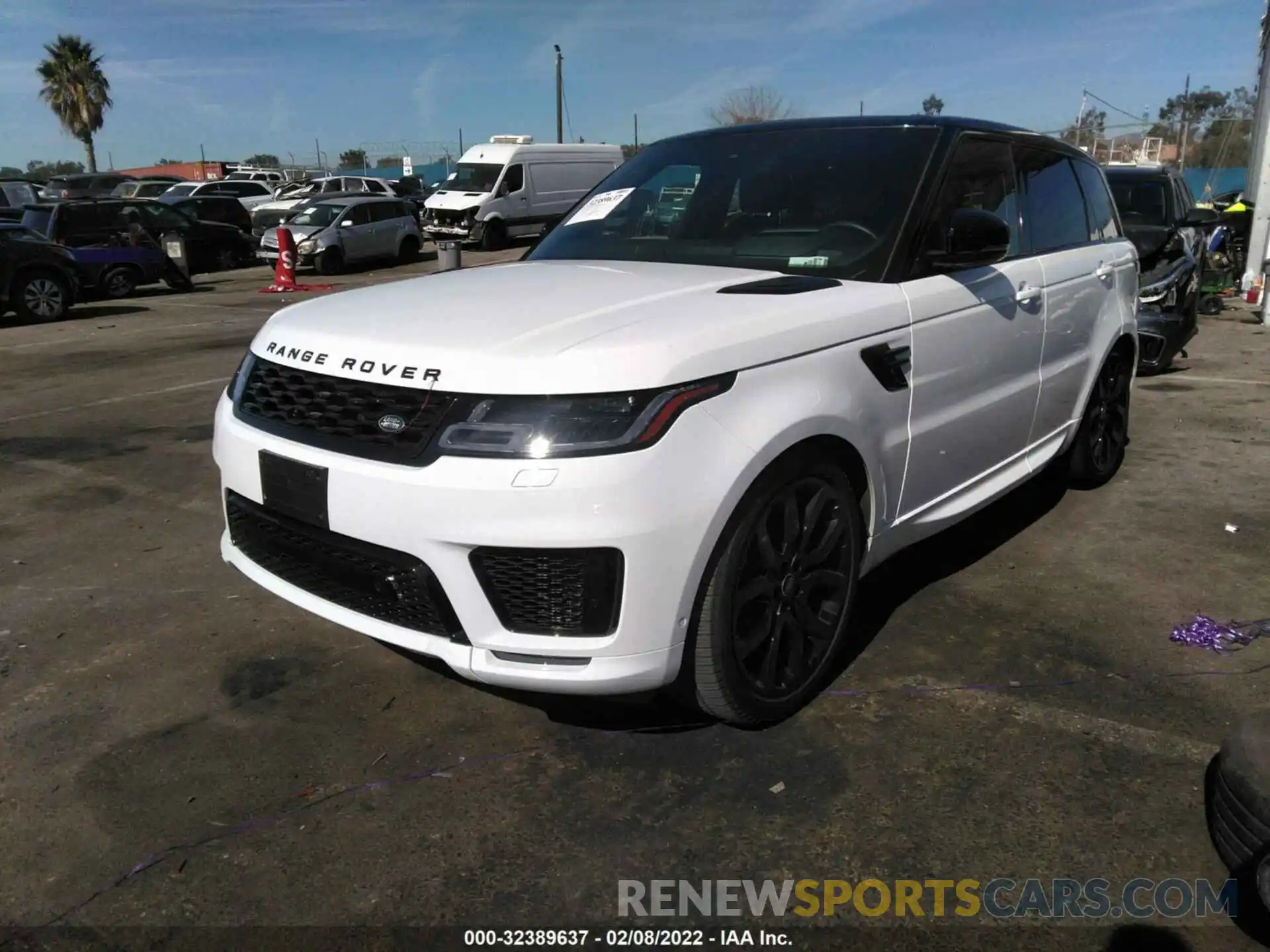 2 Фотография поврежденного автомобиля SALWR2SE8LA885589 LAND ROVER RANGE ROVER SPORT 2020