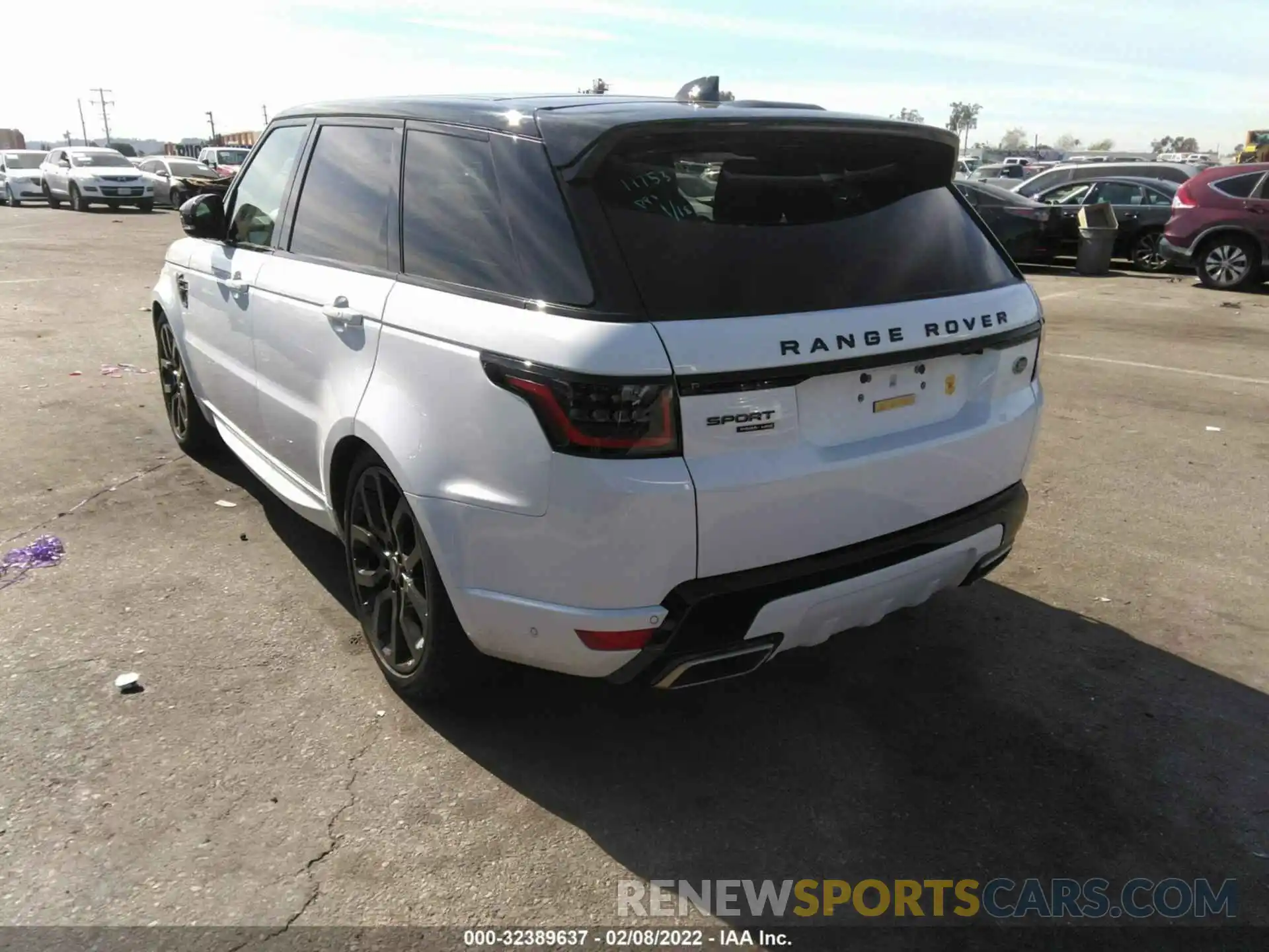 3 Фотография поврежденного автомобиля SALWR2SE8LA885589 LAND ROVER RANGE ROVER SPORT 2020