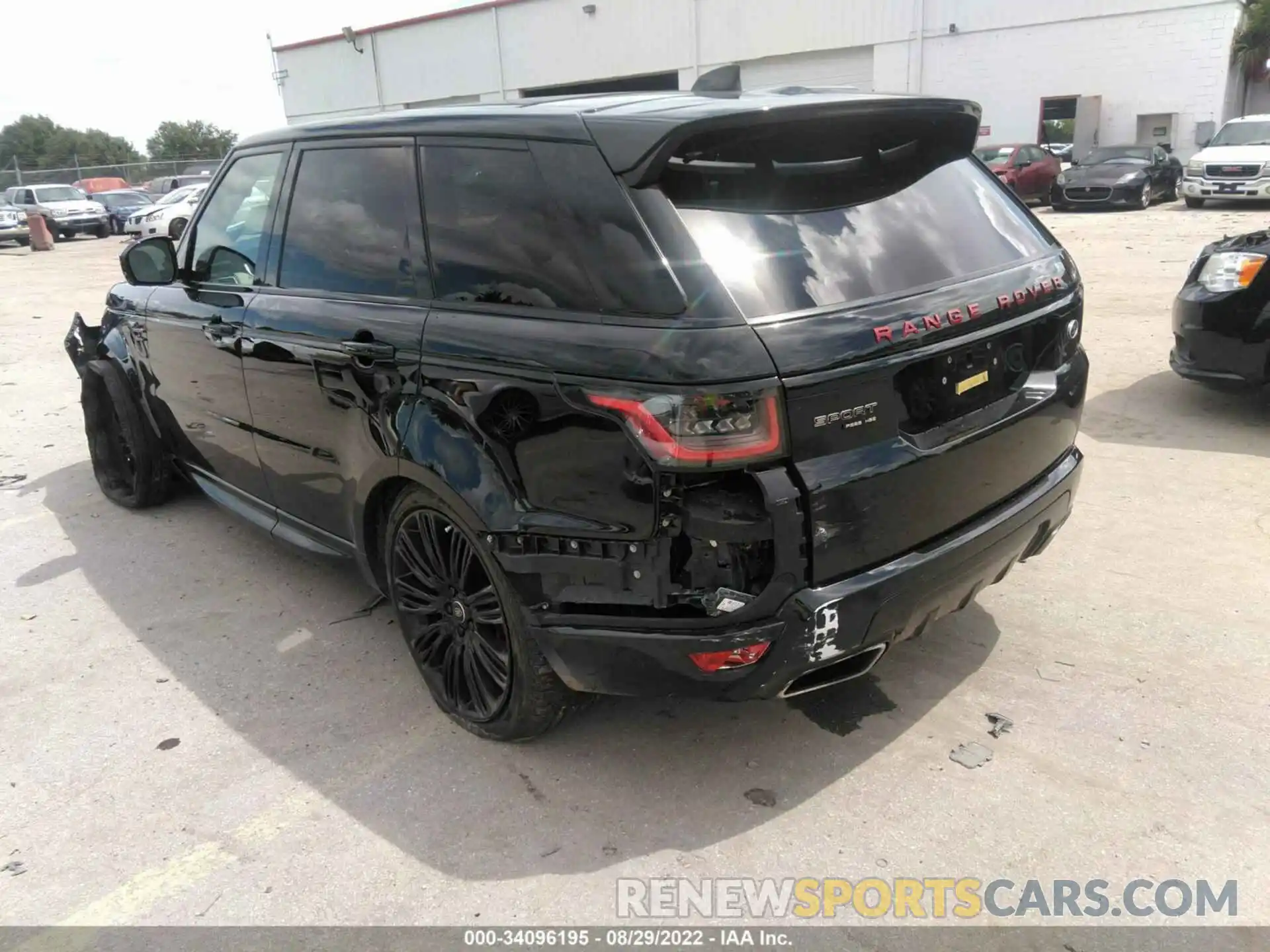 3 Фотография поврежденного автомобиля SALWR2SE9LA709991 LAND ROVER RANGE ROVER SPORT 2020