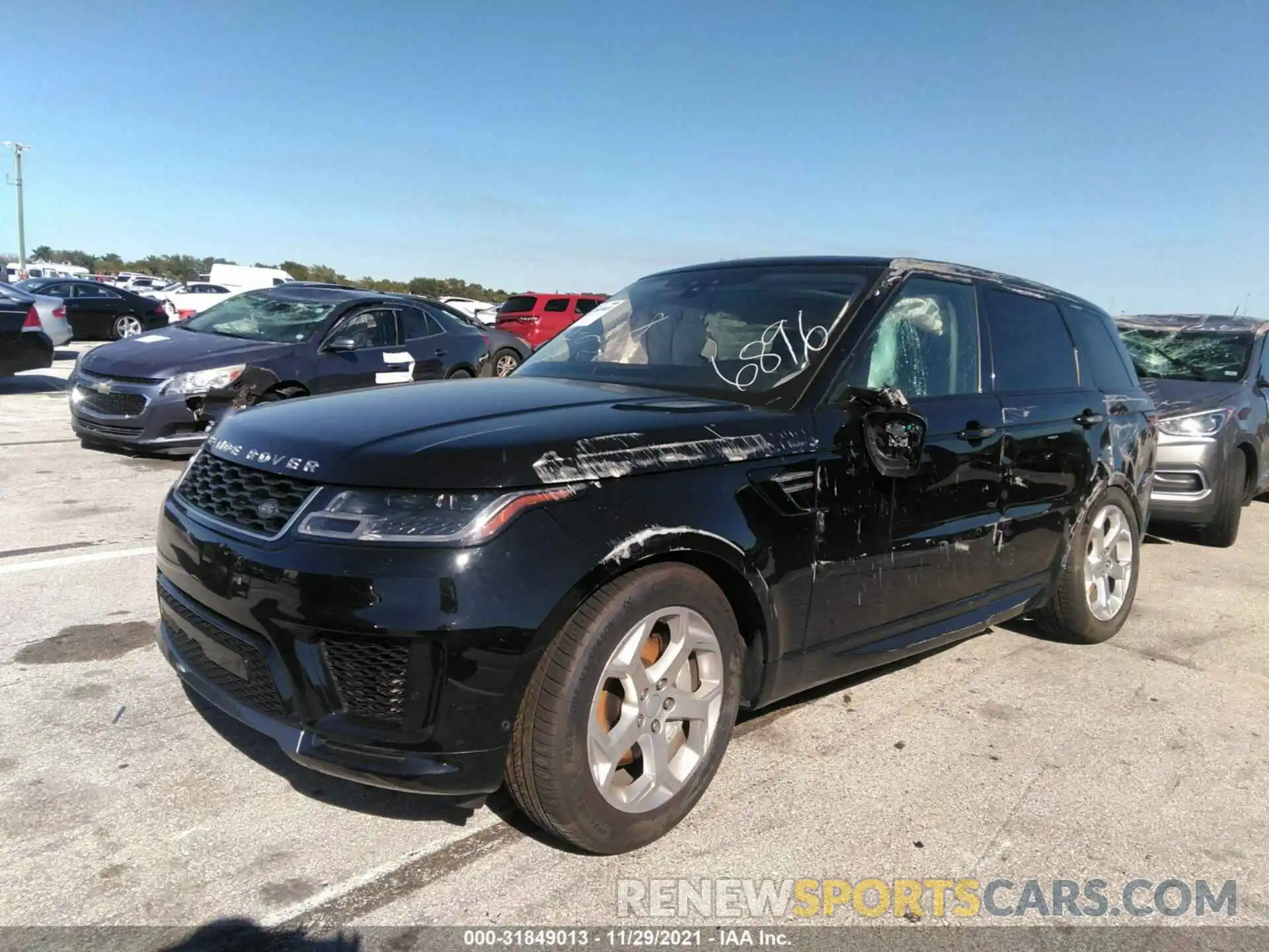 2 Photograph of a damaged car SALWR2SU1LA706896 LAND ROVER RANGE ROVER SPORT 2020