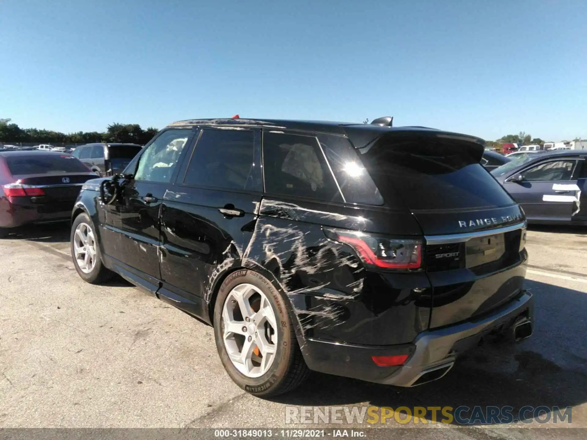 3 Photograph of a damaged car SALWR2SU1LA706896 LAND ROVER RANGE ROVER SPORT 2020