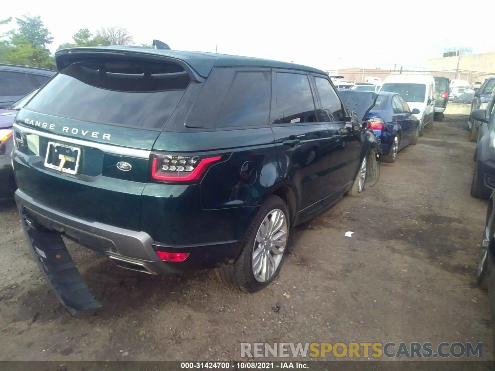 4 Фотография поврежденного автомобиля SALWR2SU1LA748503 LAND ROVER RANGE ROVER SPORT 2020