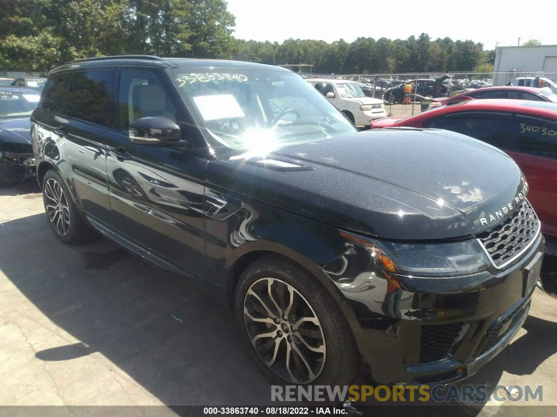 1 Photograph of a damaged car SALWR2SU1LA881777 LAND ROVER RANGE ROVER SPORT 2020