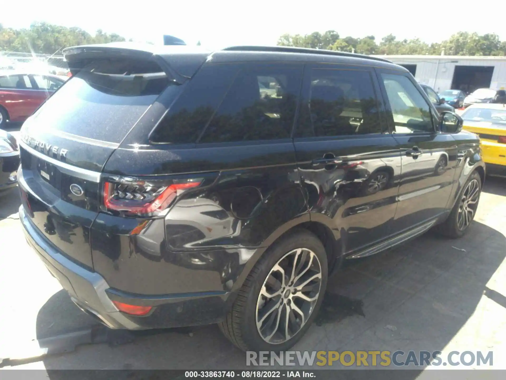 4 Photograph of a damaged car SALWR2SU1LA881777 LAND ROVER RANGE ROVER SPORT 2020