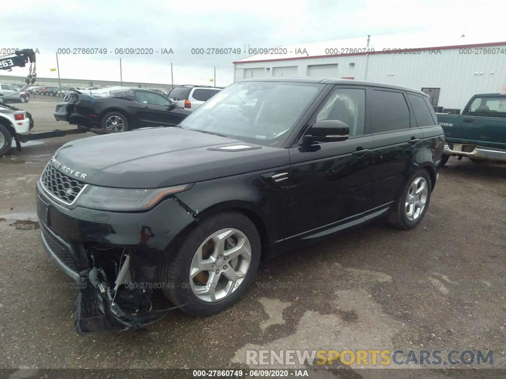 2 Фотография поврежденного автомобиля SALWR2SU1LA883139 LAND ROVER RANGE ROVER SPORT 2020