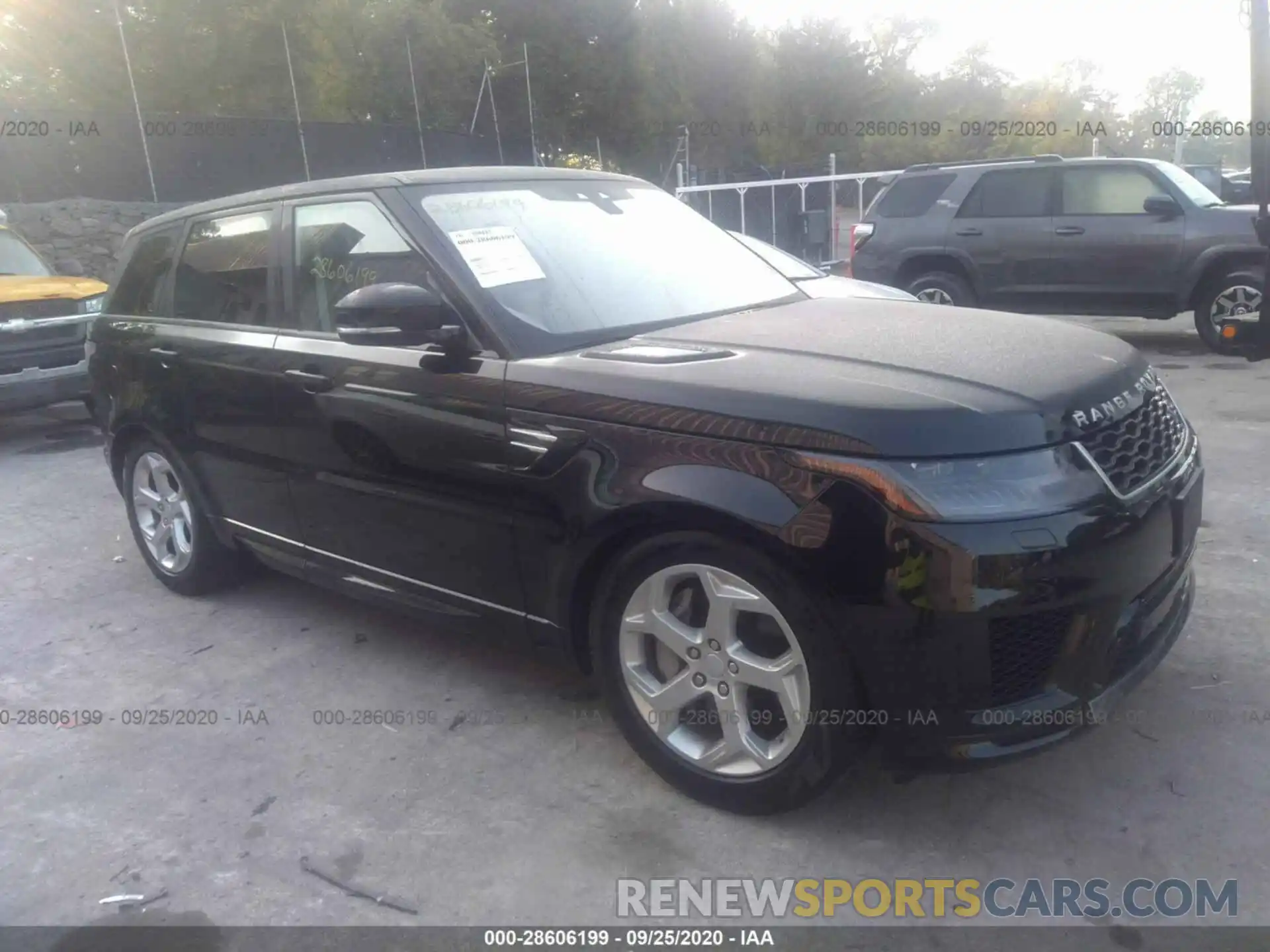 1 Photograph of a damaged car SALWR2SU1LA884484 LAND ROVER RANGE ROVER SPORT 2020