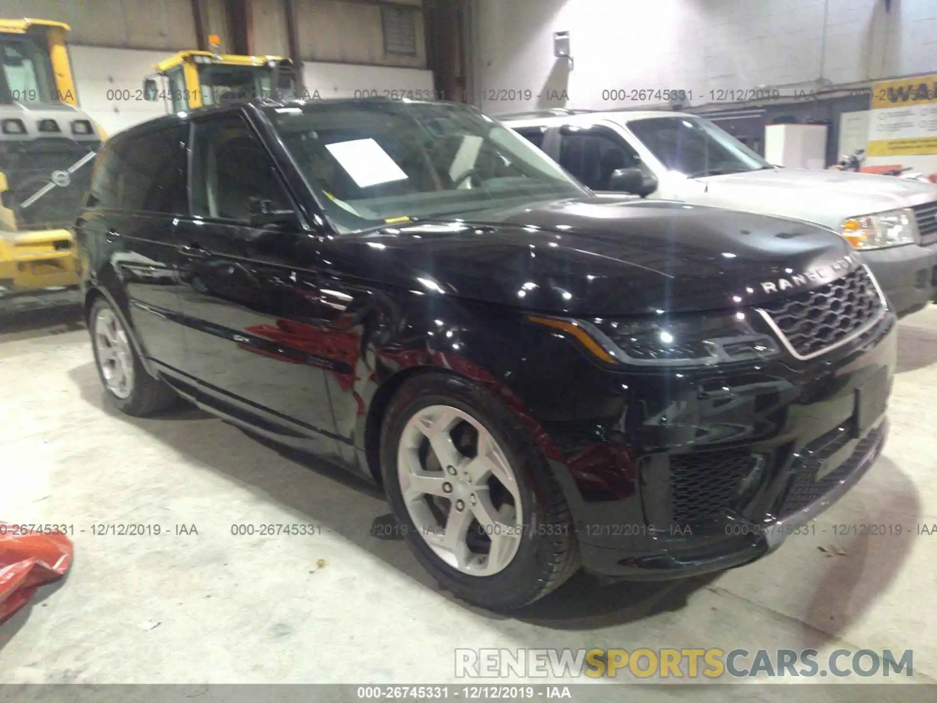 1 Photograph of a damaged car SALWR2SU1LA885540 LAND ROVER RANGE ROVER SPORT 2020