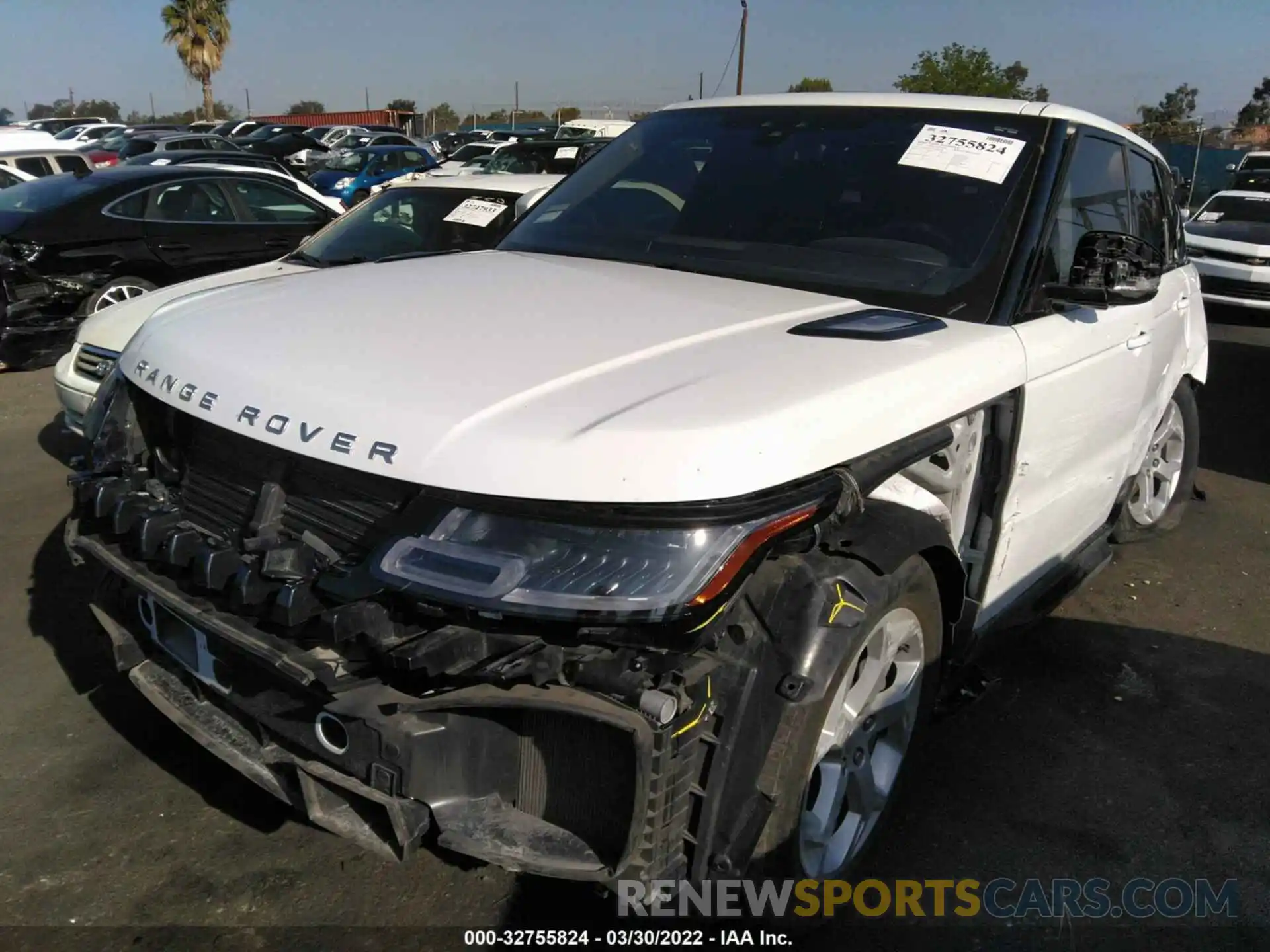 2 Photograph of a damaged car SALWR2SU2LA888124 LAND ROVER RANGE ROVER SPORT 2020