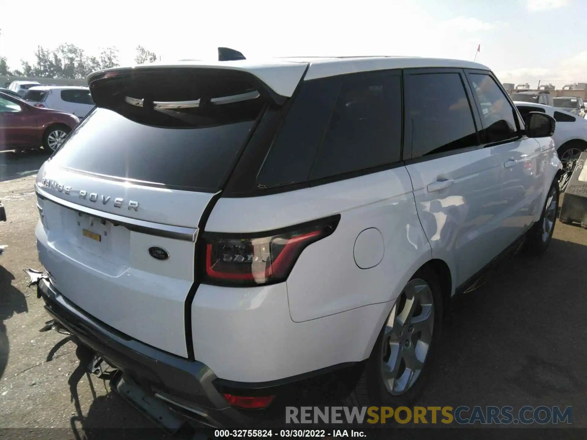 4 Фотография поврежденного автомобиля SALWR2SU2LA888124 LAND ROVER RANGE ROVER SPORT 2020