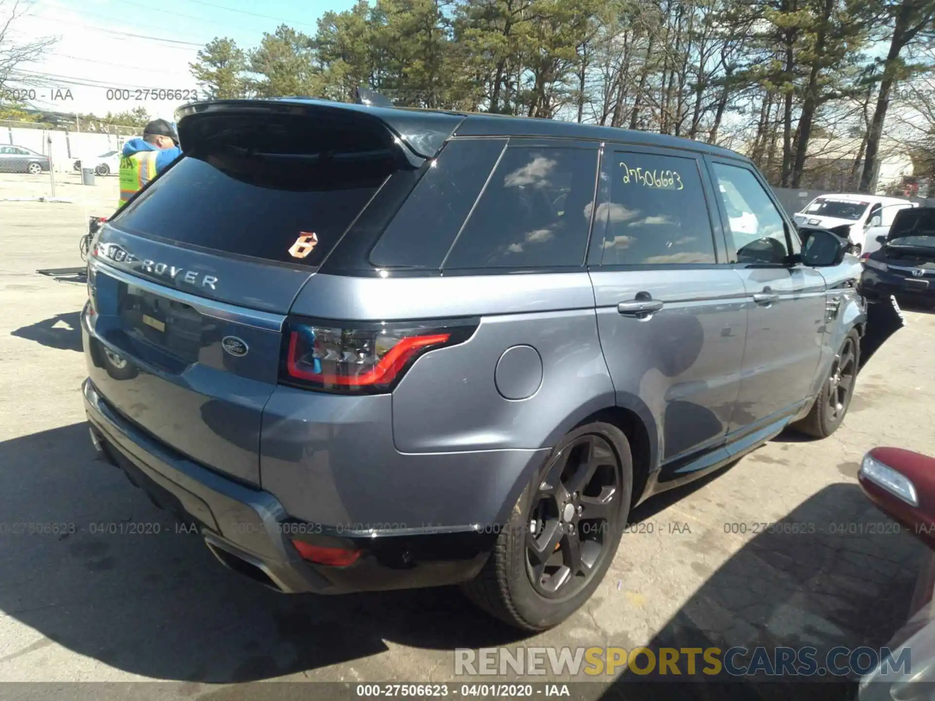 4 Фотография поврежденного автомобиля SALWR2SU2LA890598 LAND ROVER RANGE ROVER SPORT 2020